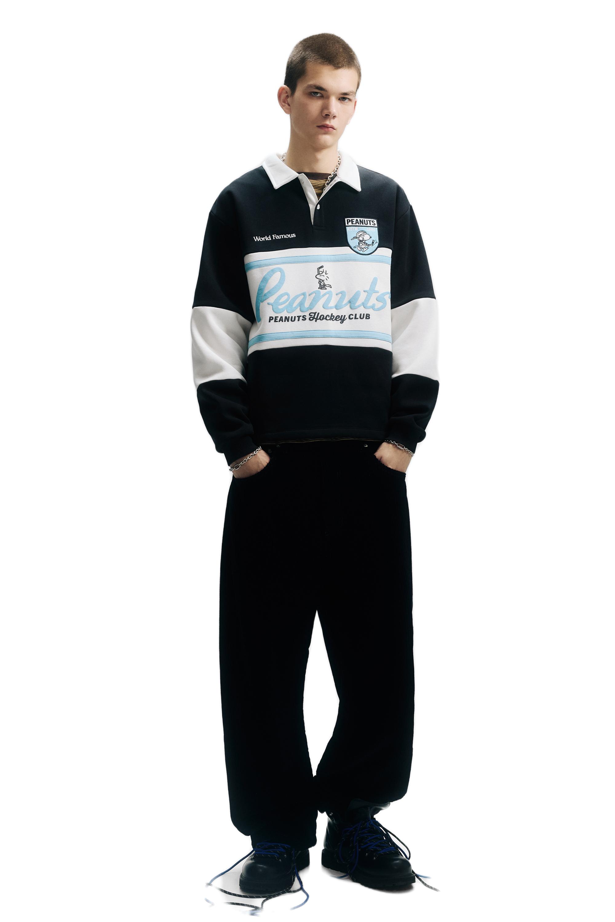 Peanuts panelli polo t-shirt - Görsel 14