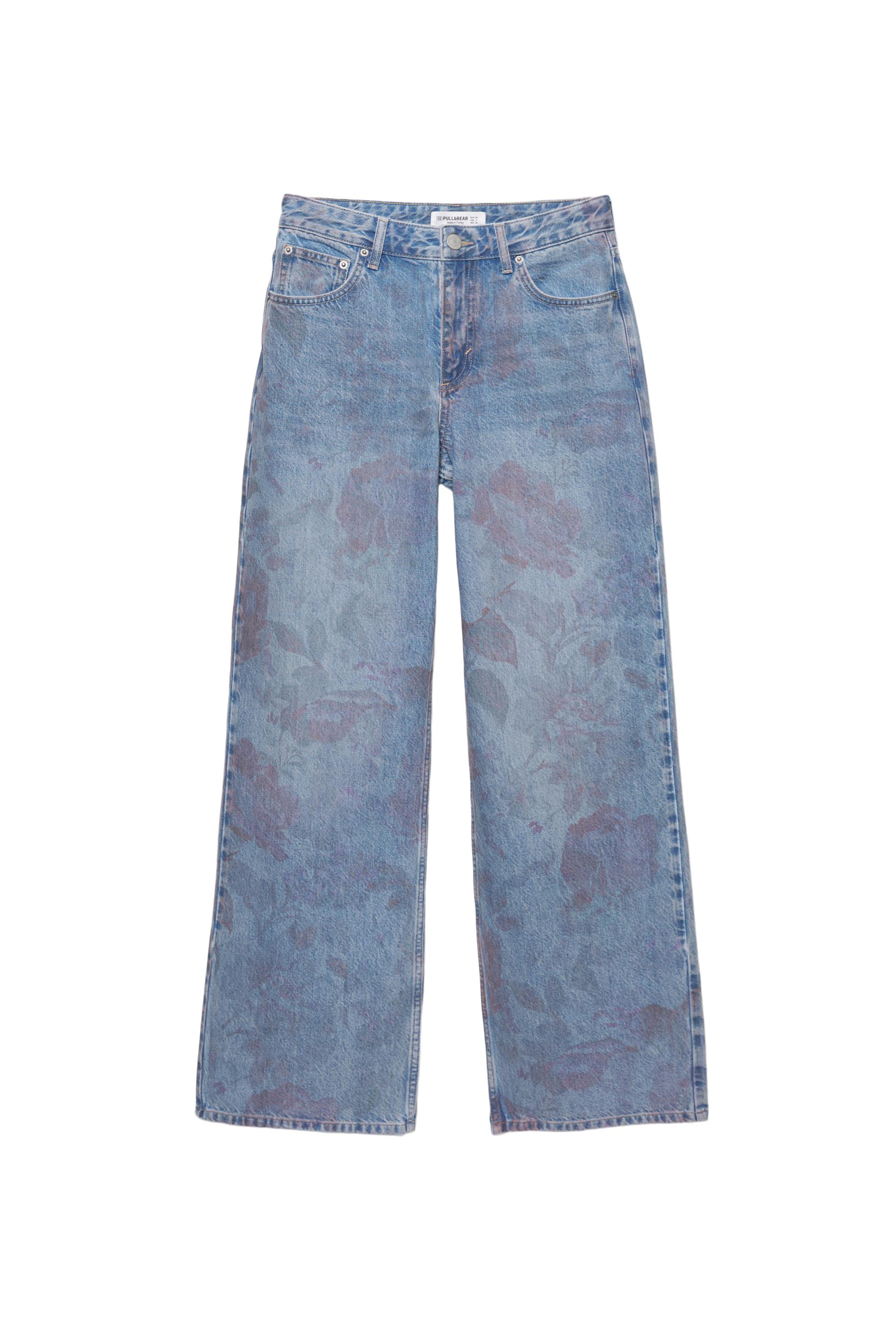 Çiçekli baggy jean - Görsel 3