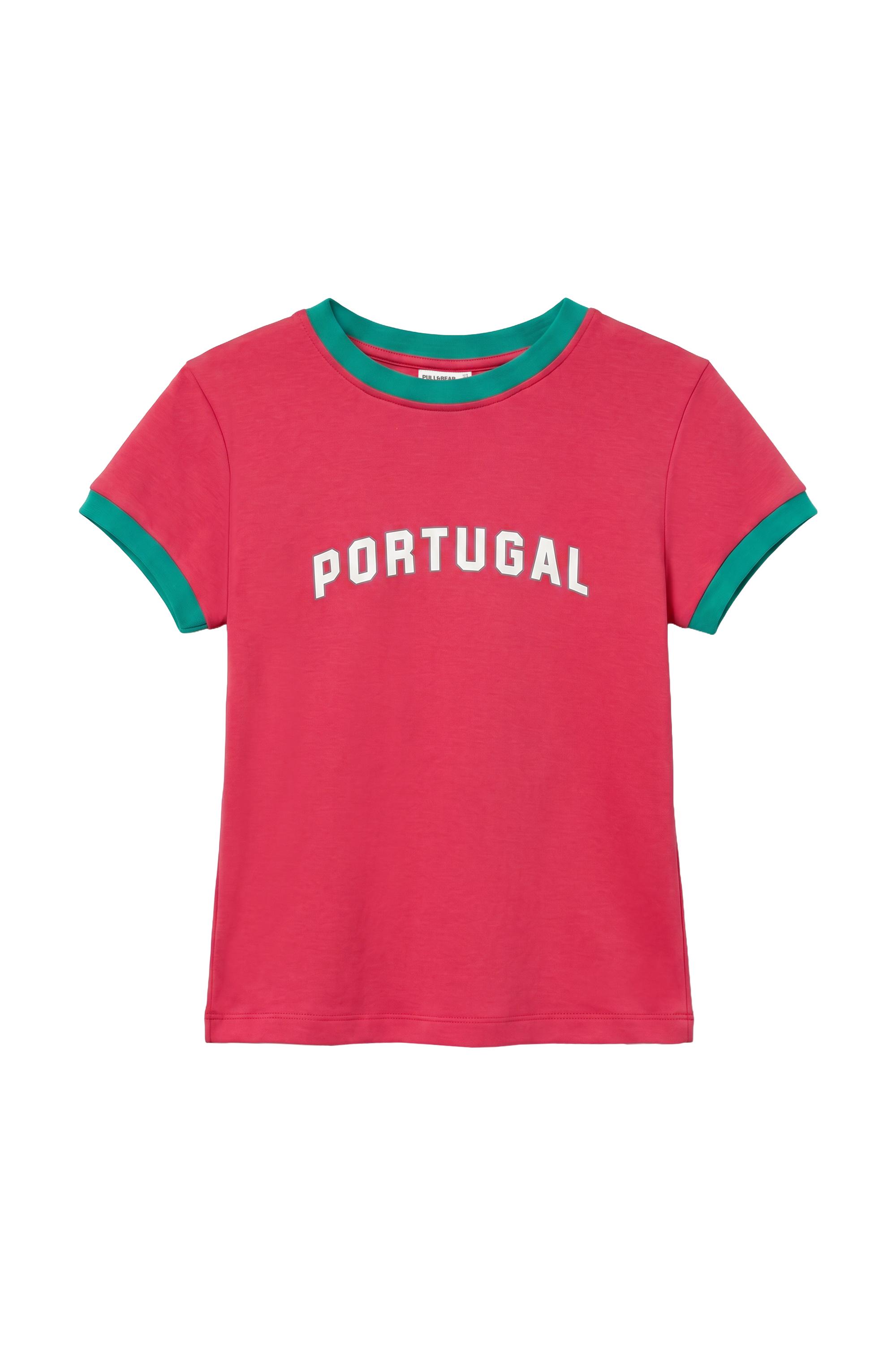 Camiseta slim gráfico Portugal