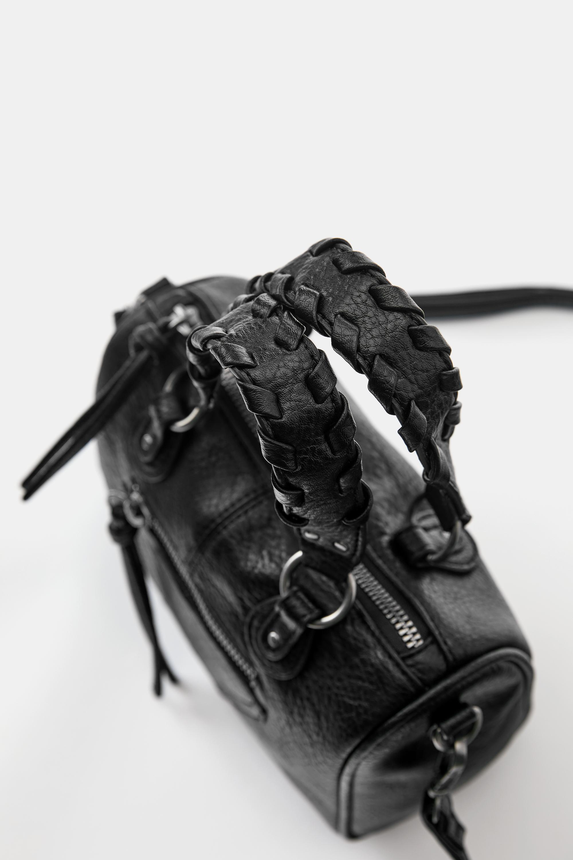 Studded crossbody bag — Black