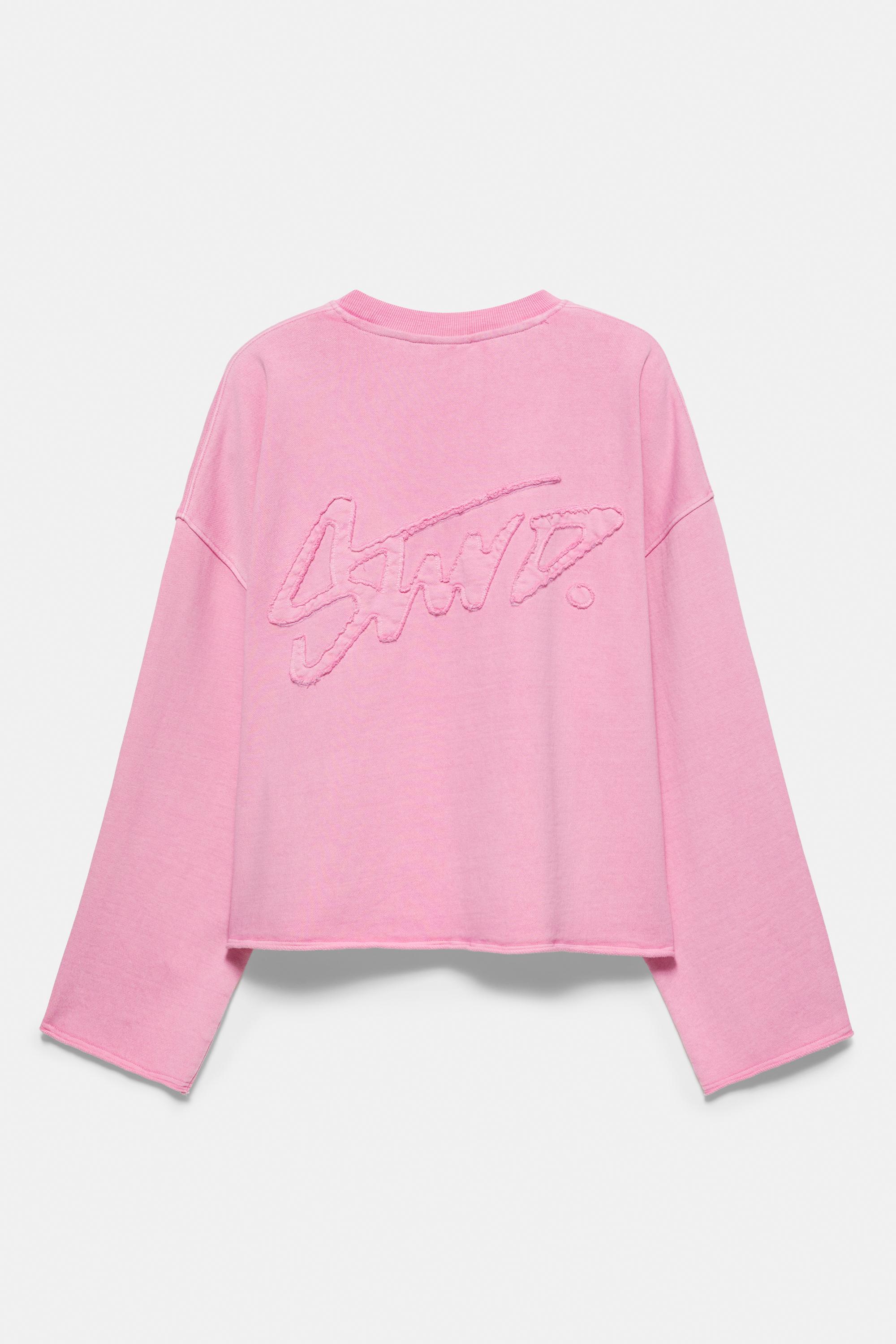 STWD round neck sweatshirt — Pink