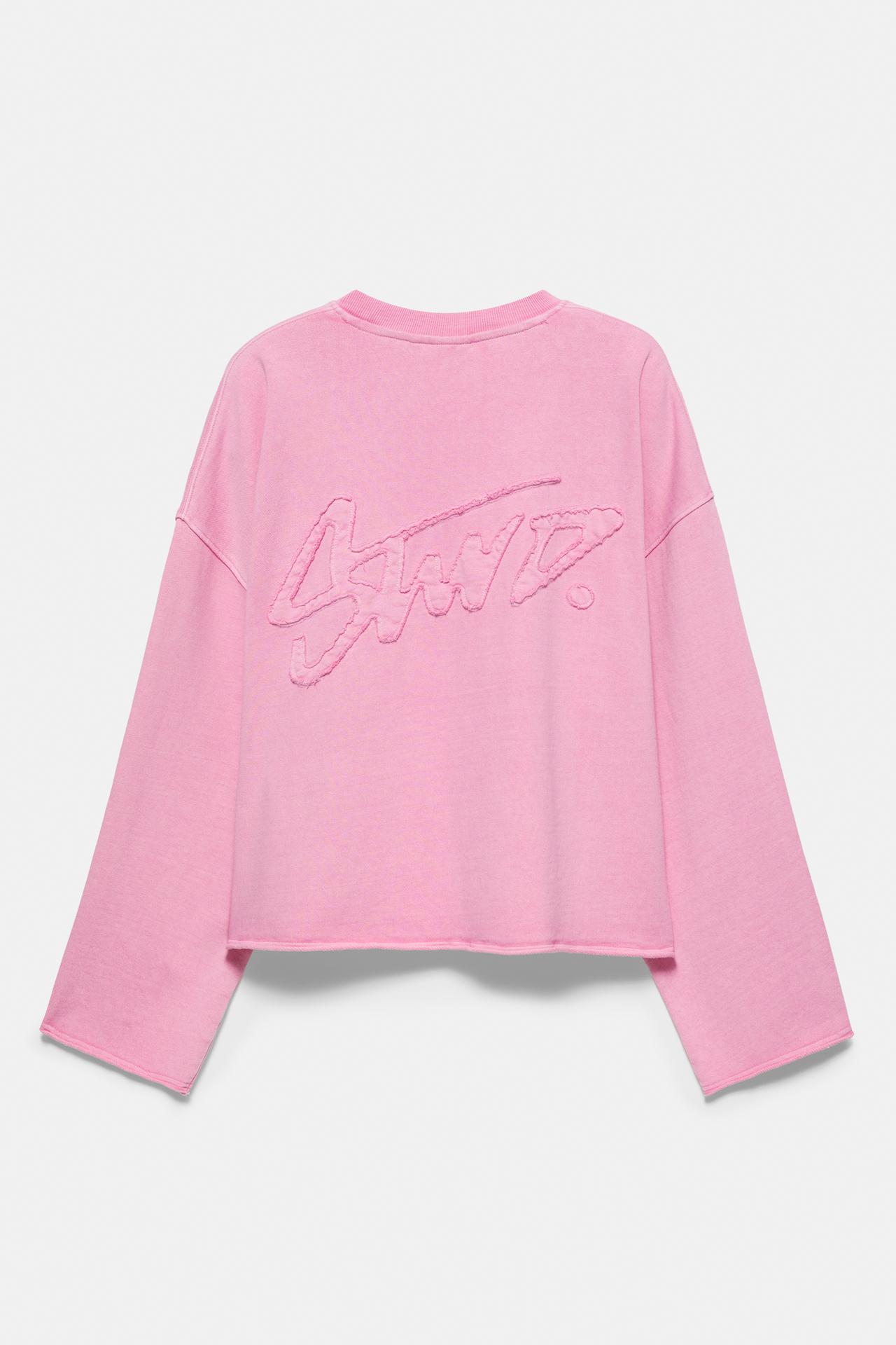 STWD round neck sweatshirt — Pink