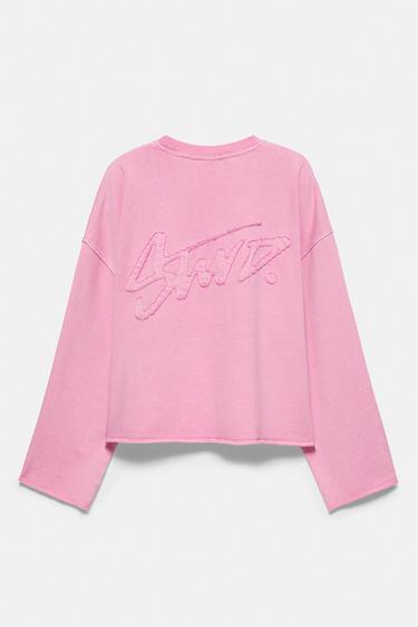 STWD round neck sweatshirt — Pink 6
