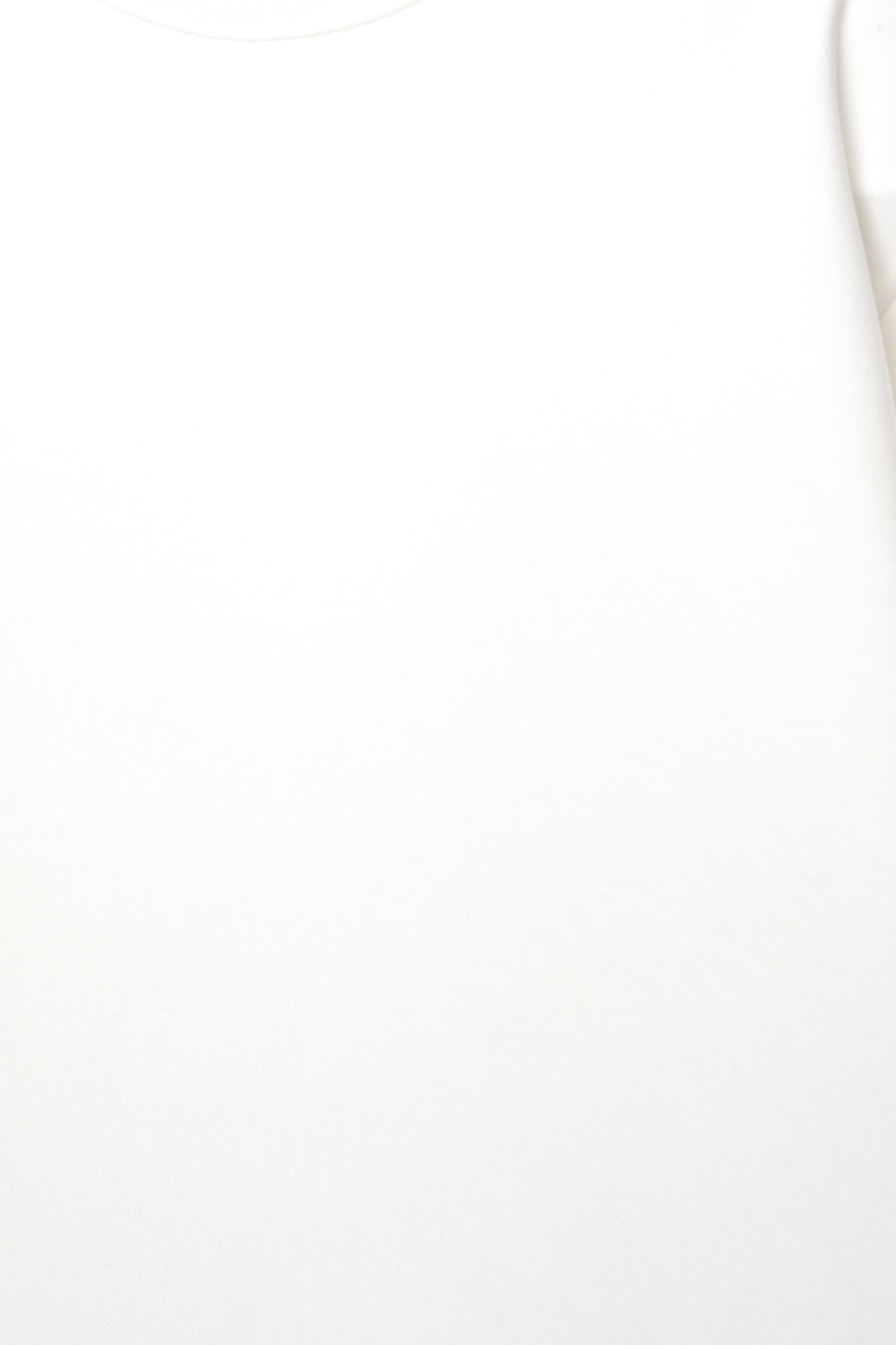 Basic short sleeve sweatshirt — Off white