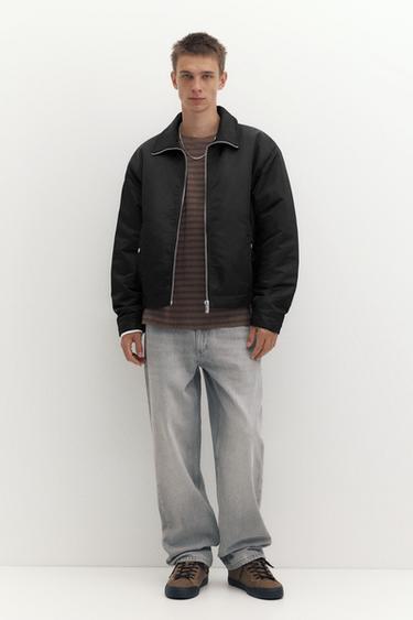 Boxy bomber jacket — Black 5
