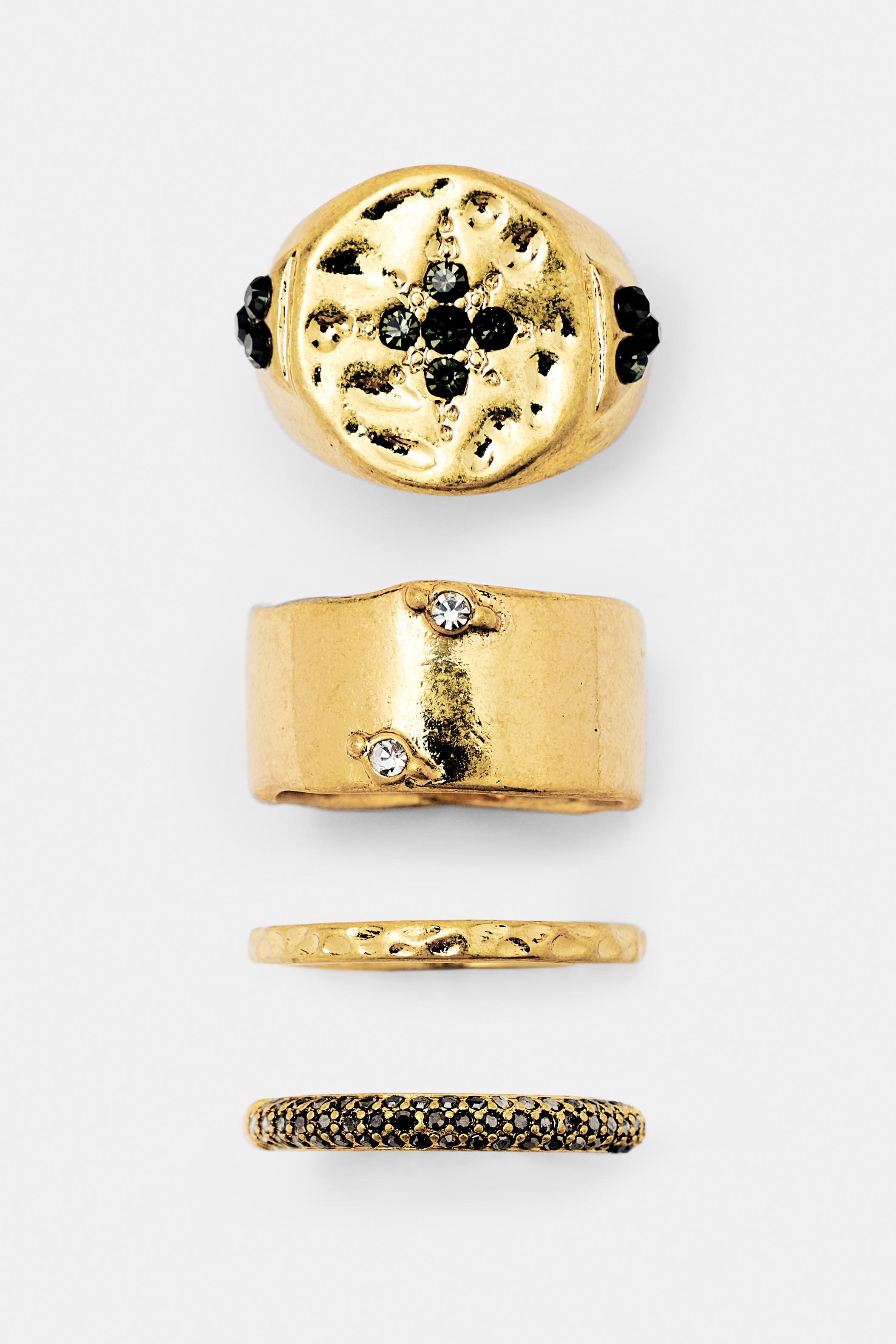 4’lü bohem yüzük paketi