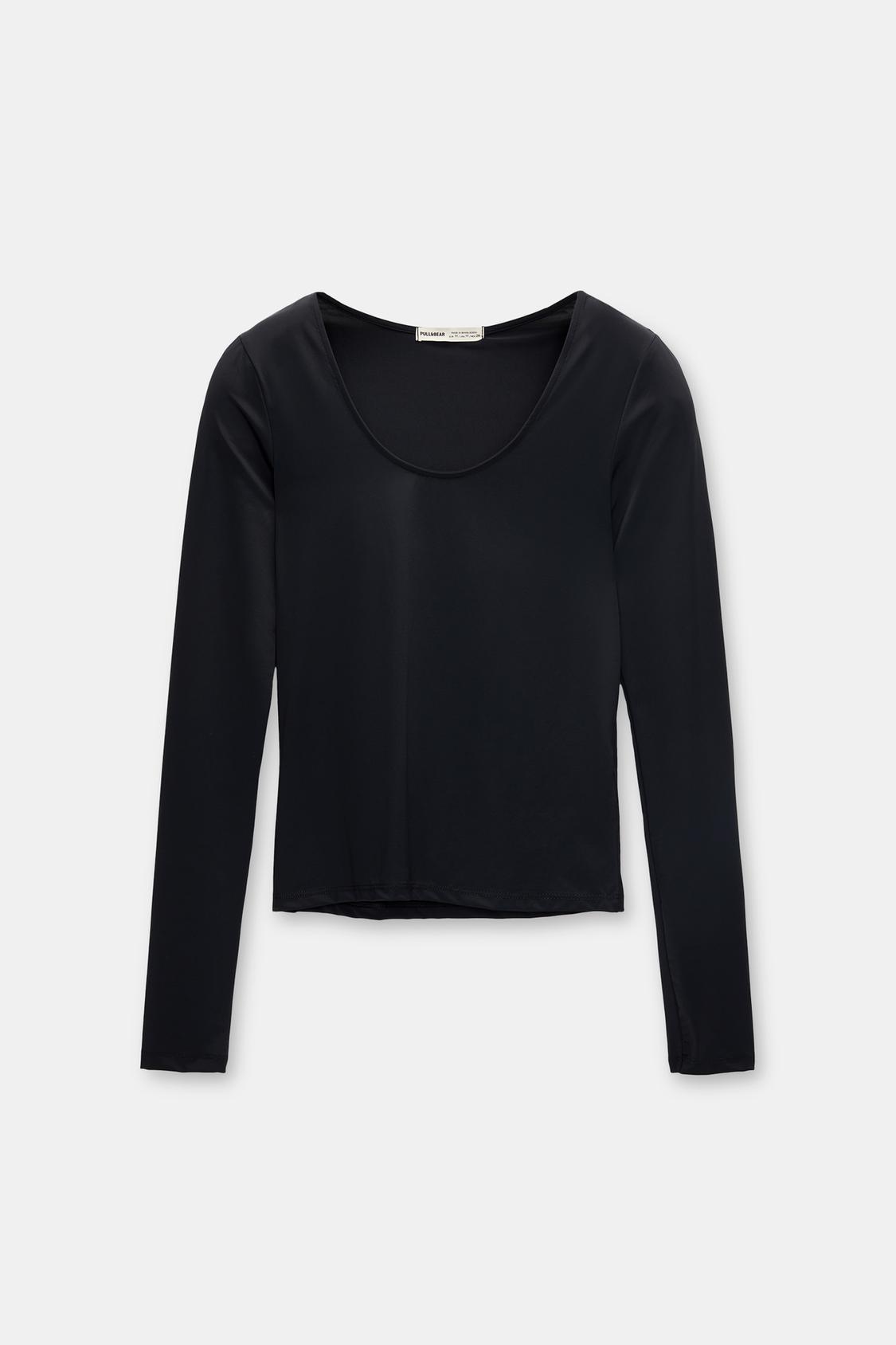 Slim fit long sleeve T-shirt - PULL&BEAR