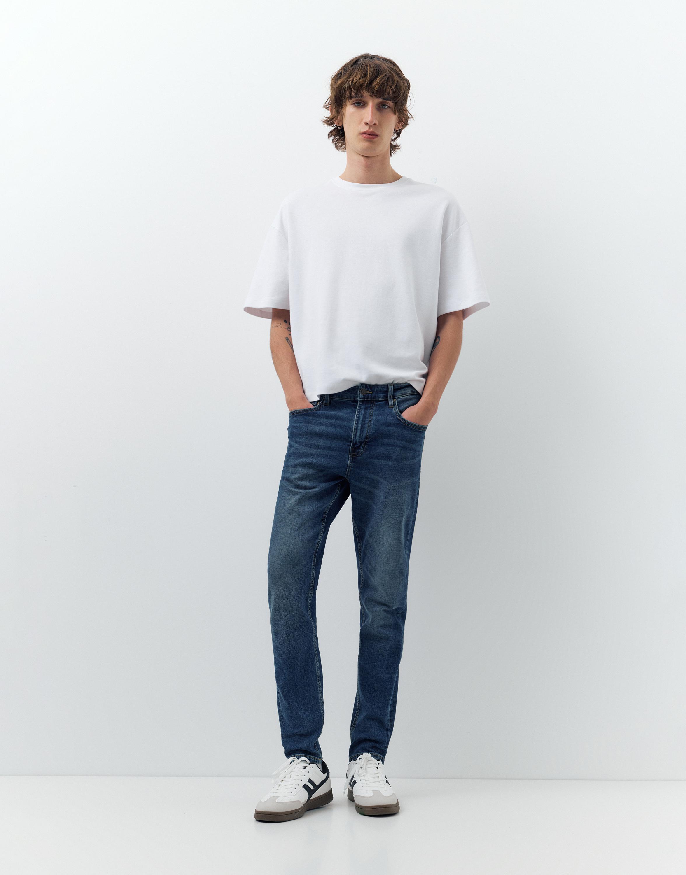 Basic skinny jeans — Dark blue