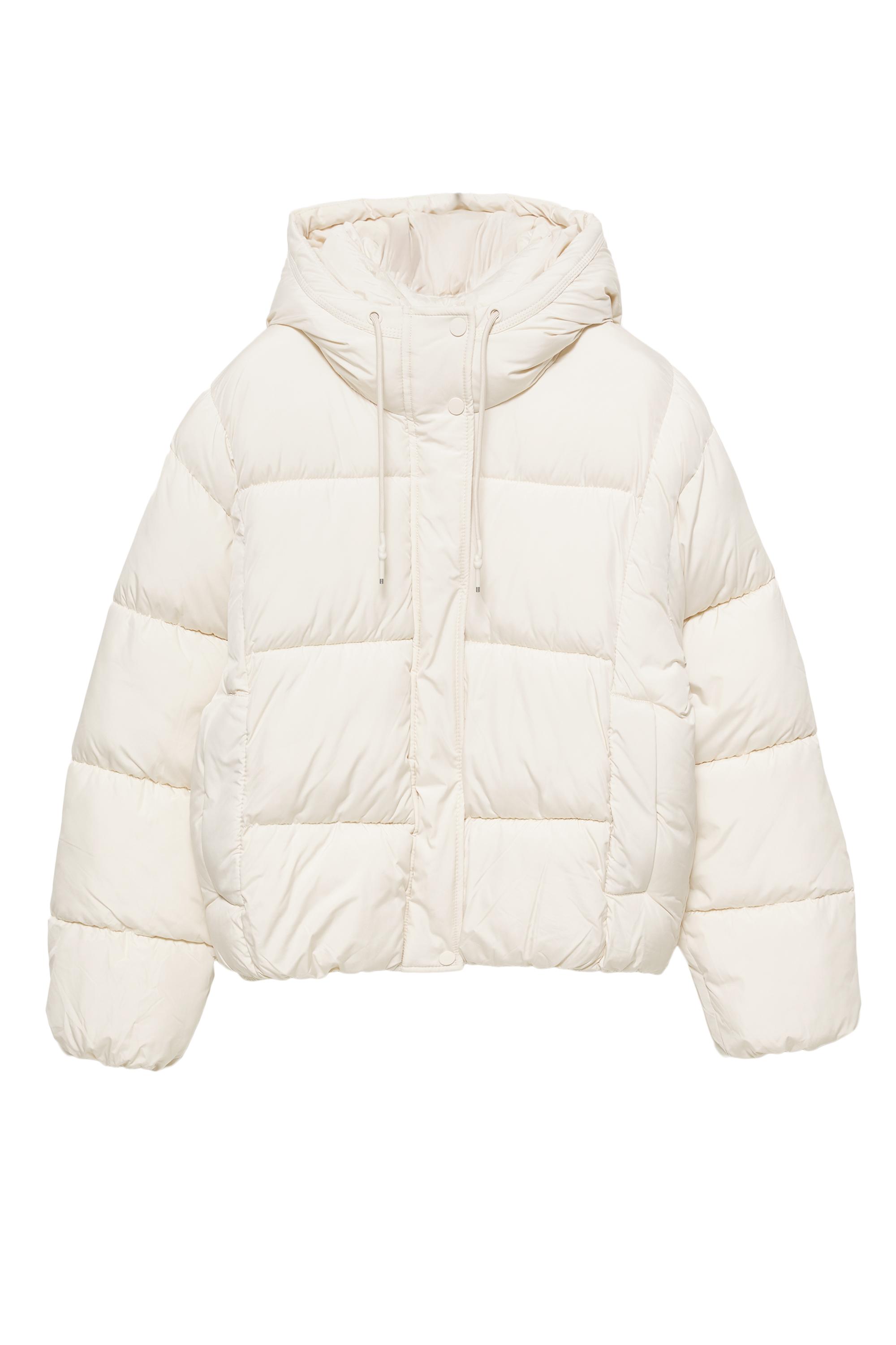 Kapüşonlu Dolgulu Ceket - Görsel 38