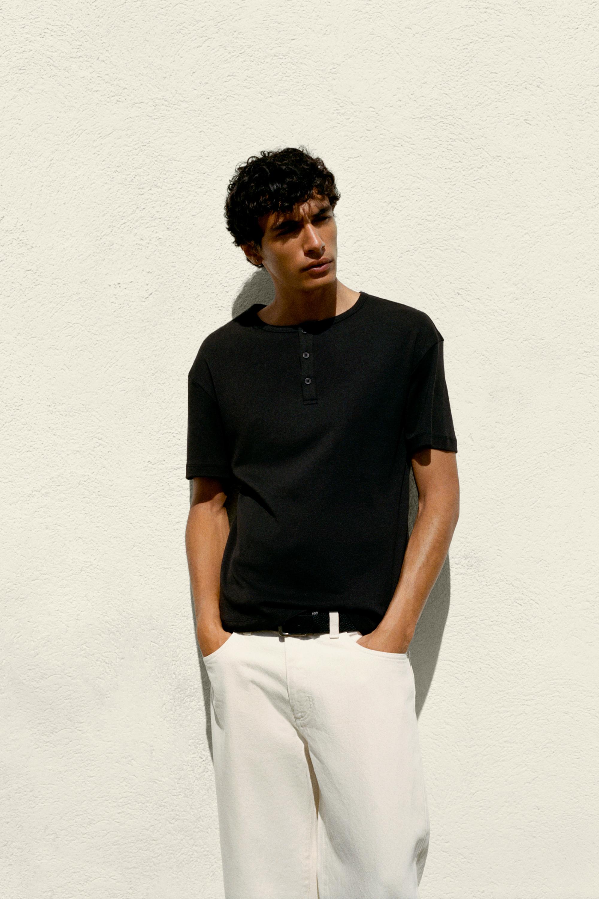 T-Shirt Basic Henley