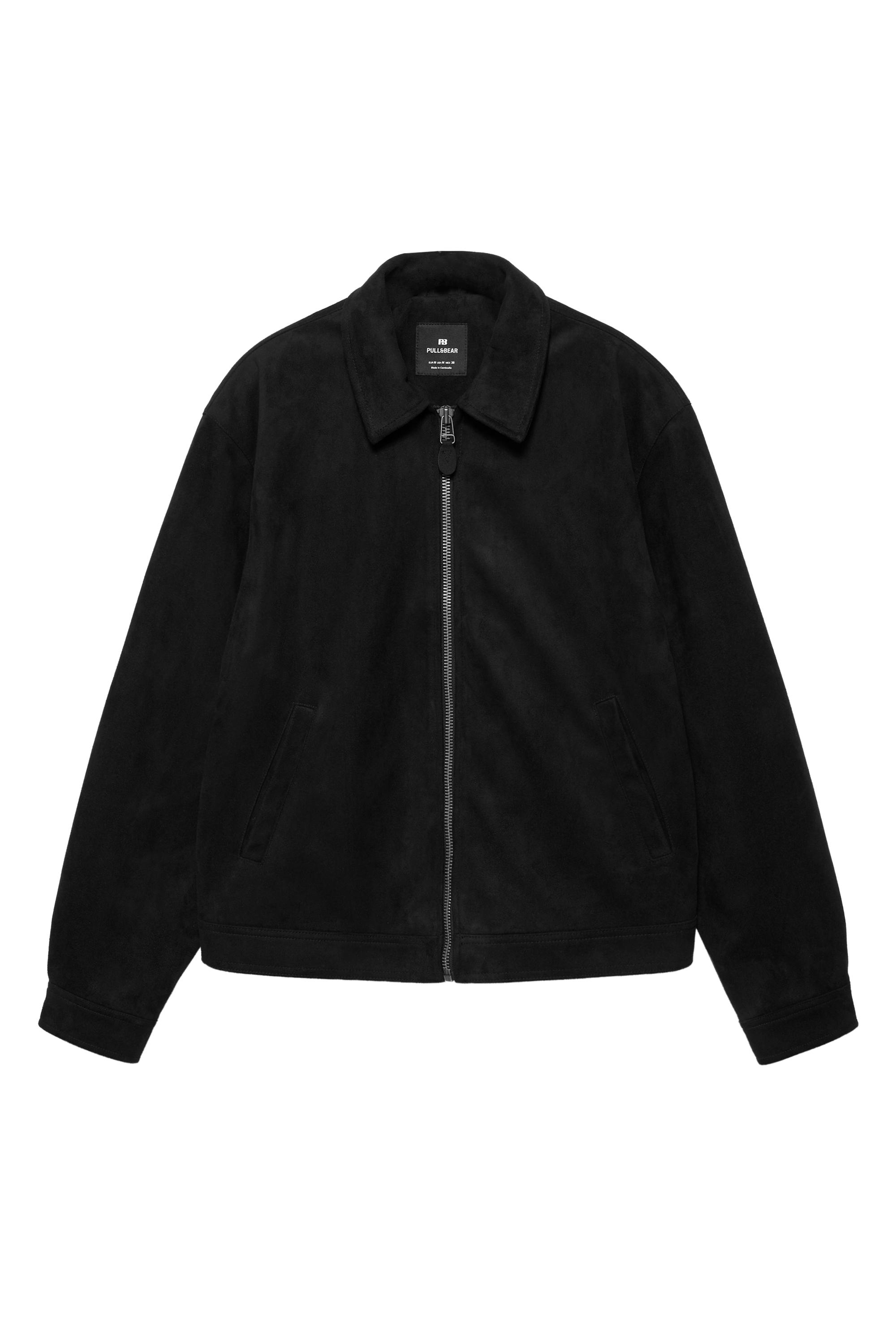 Chaqueta efecto ante
