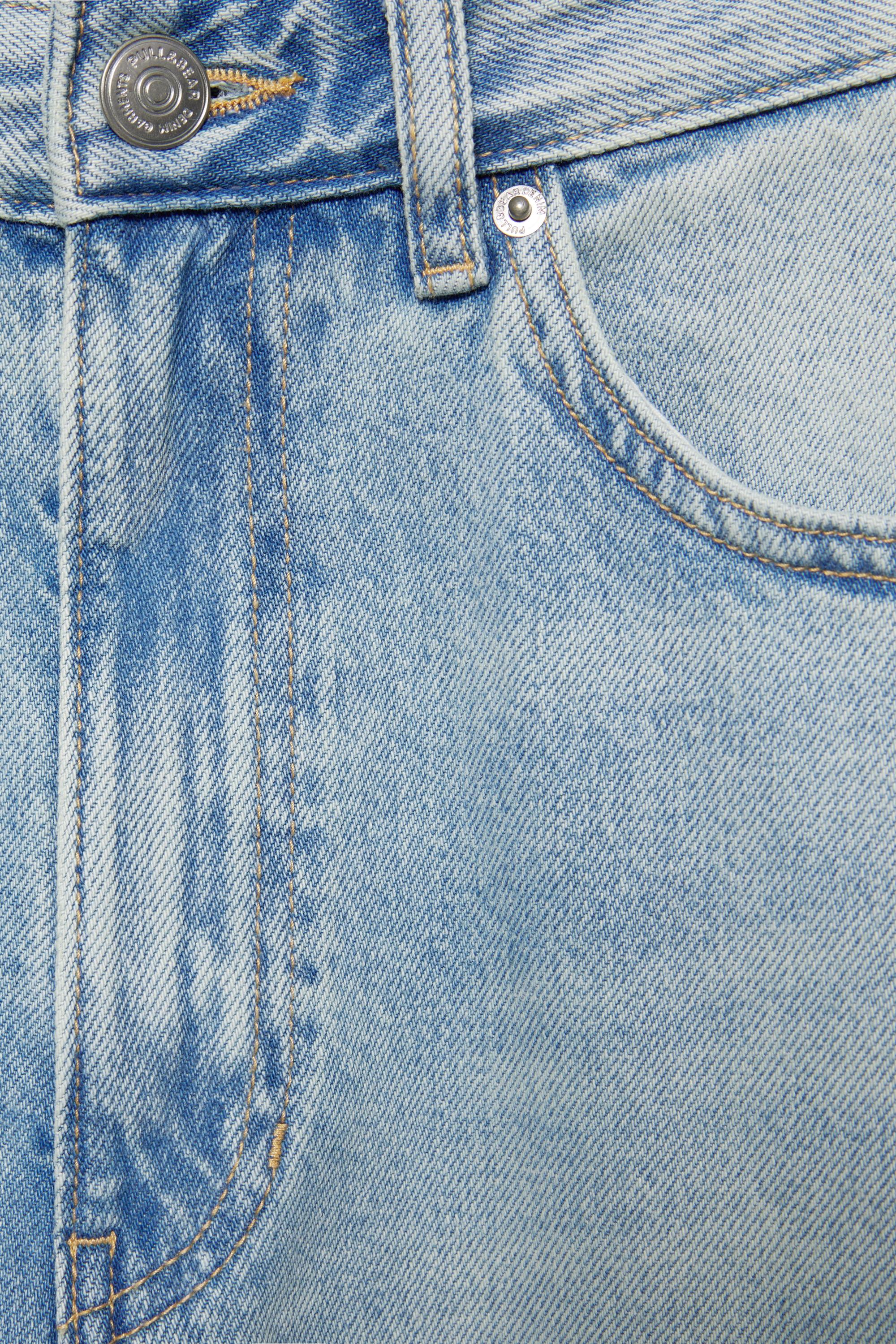 Balloon jeans with belt loops — Pale blue