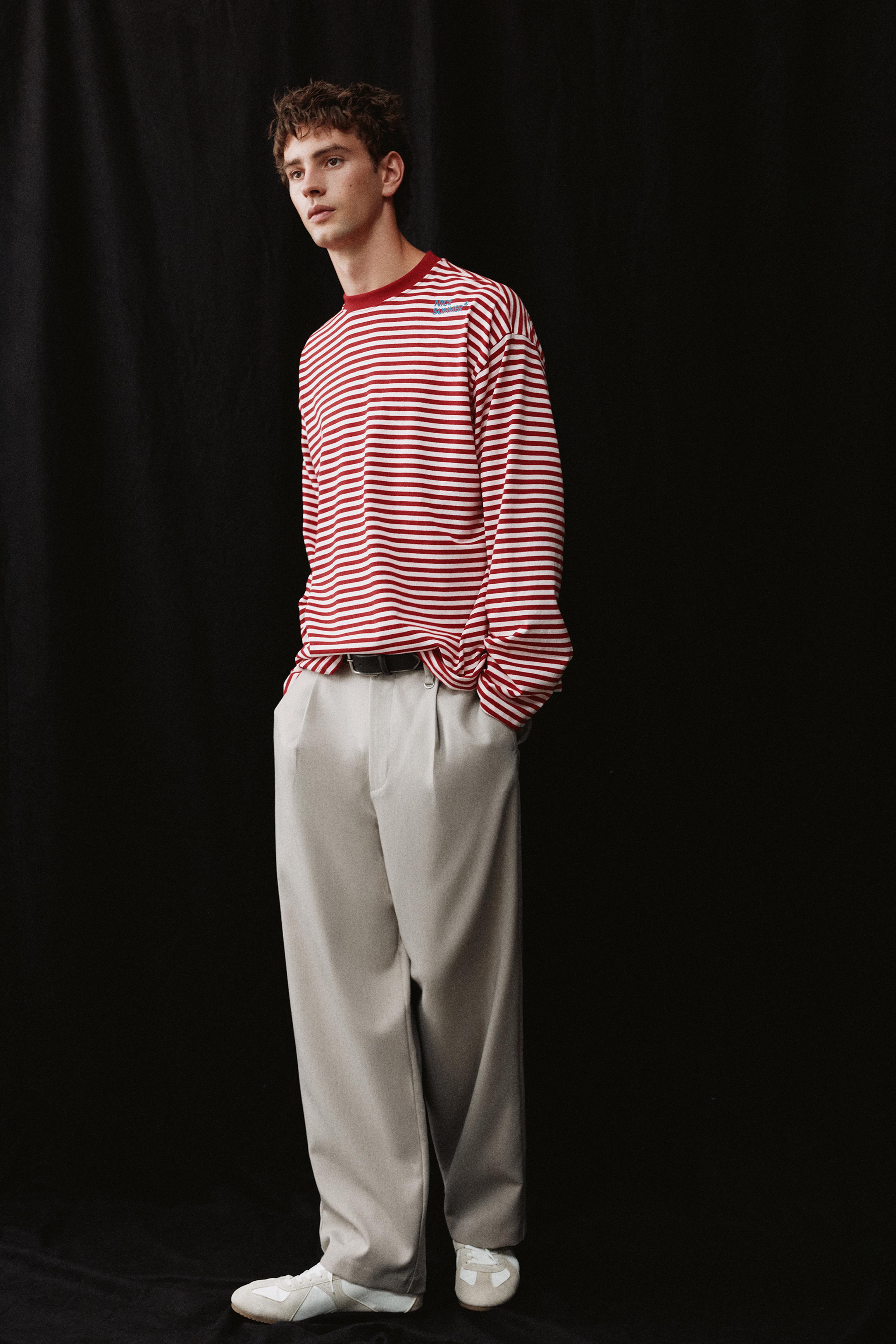 Tailored darted trousers — Stone