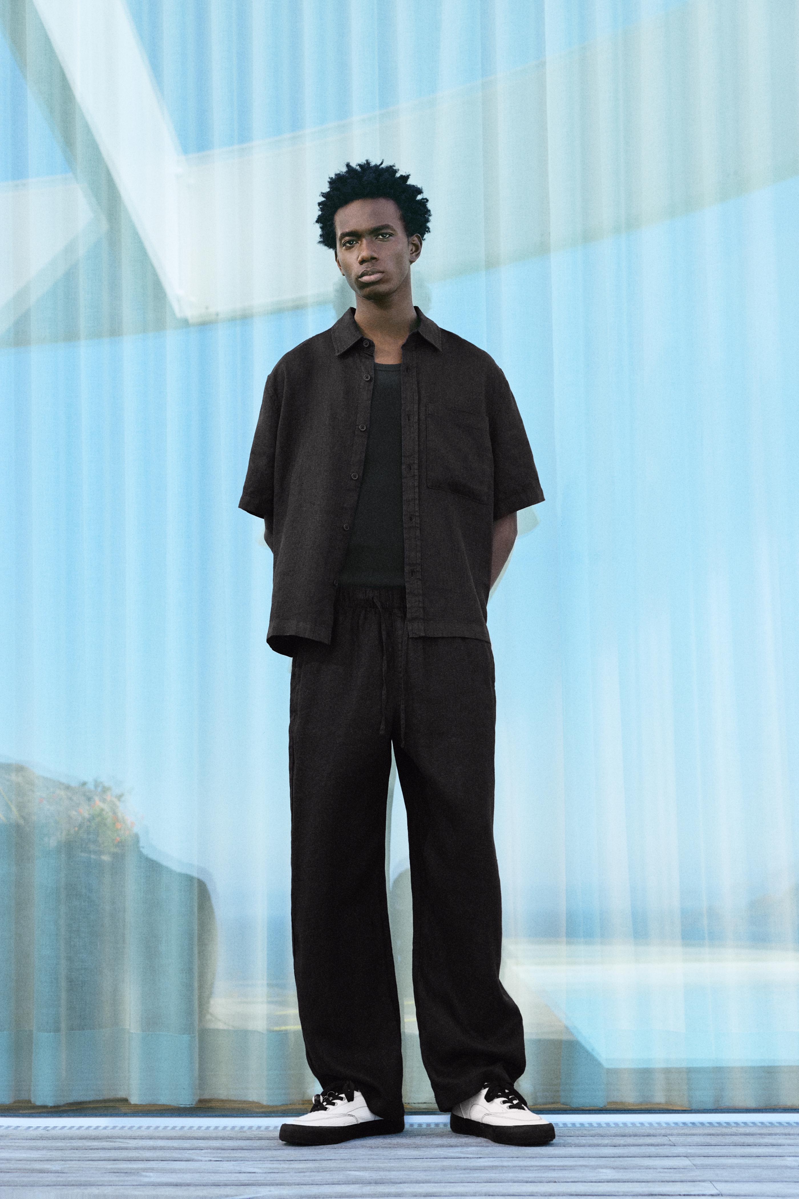 Ketenli jogger pantolon - Görsel 57