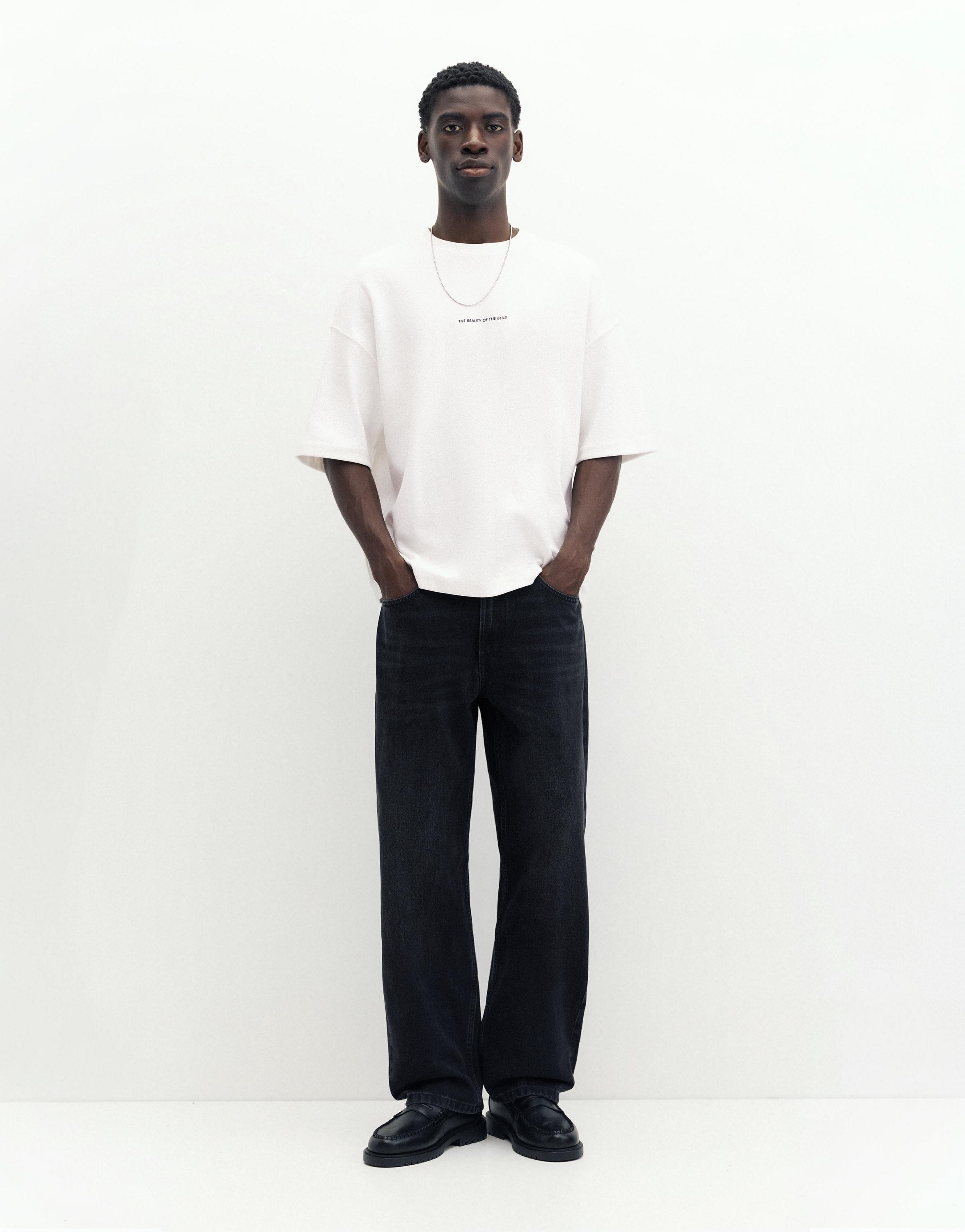 Interlock photographic T-shirt — Off white