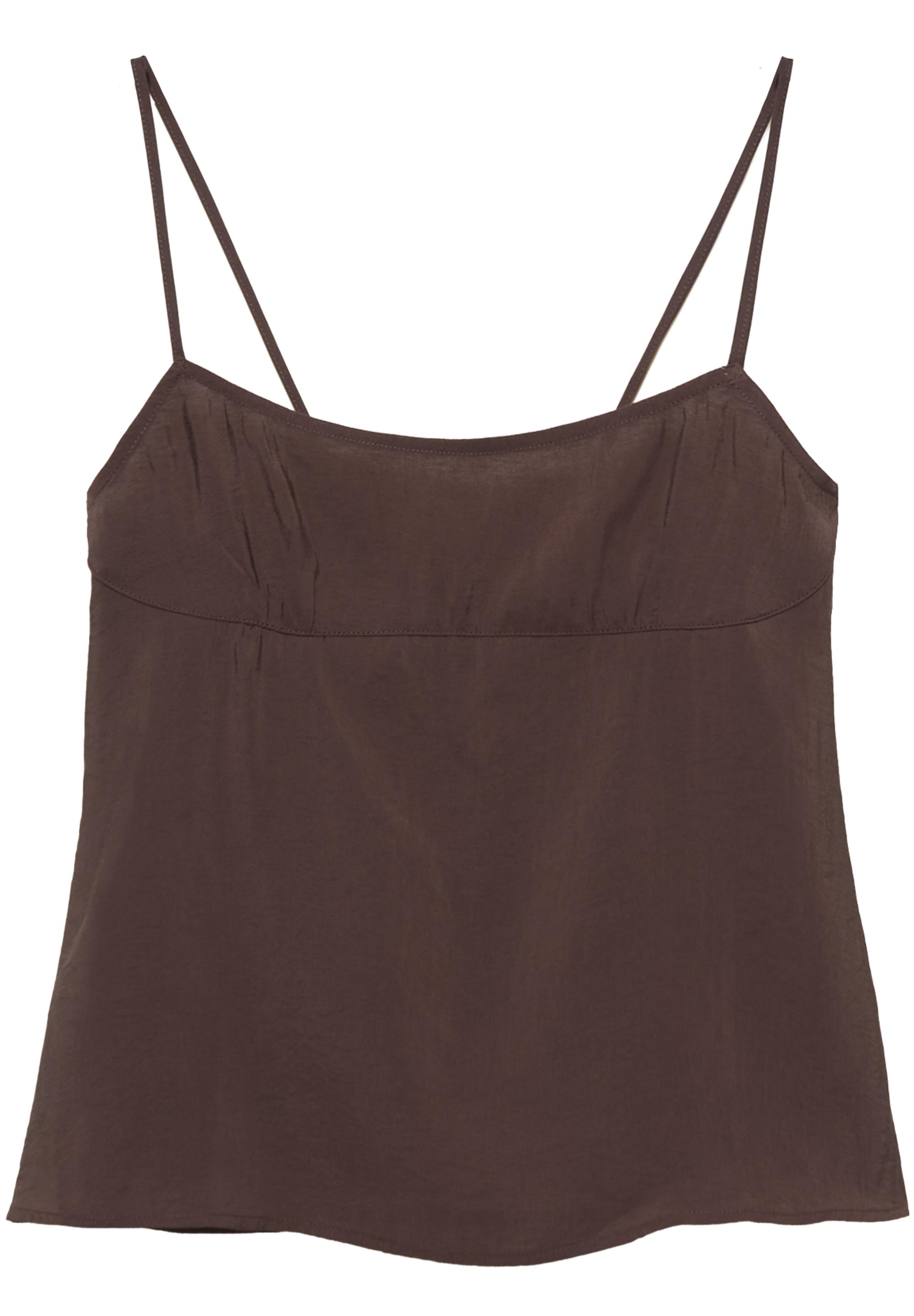 Flowing strappy top — Brown