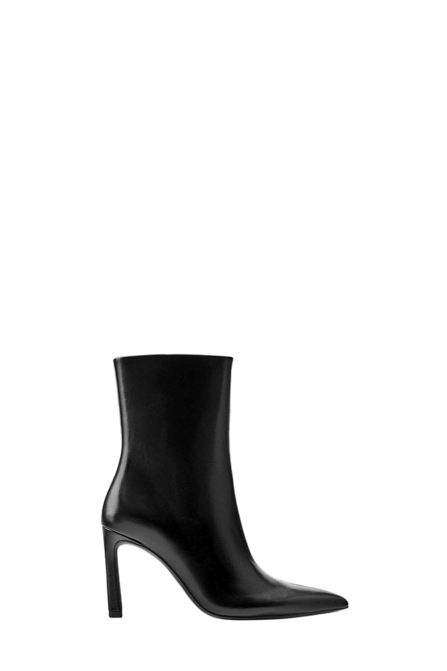 High-heel ankle boots — Black