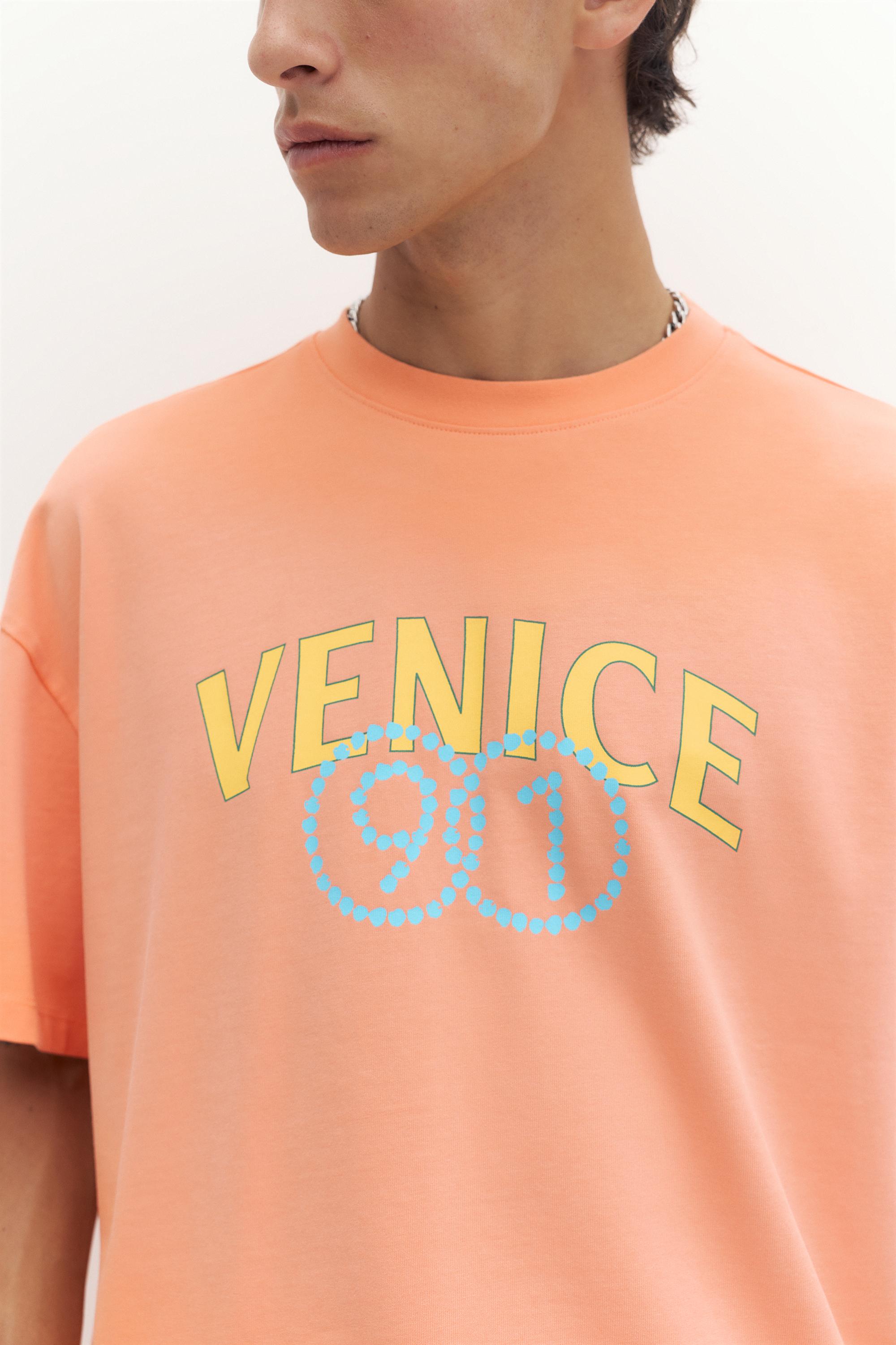 Venice grafikli t-shirt - Görsel 14