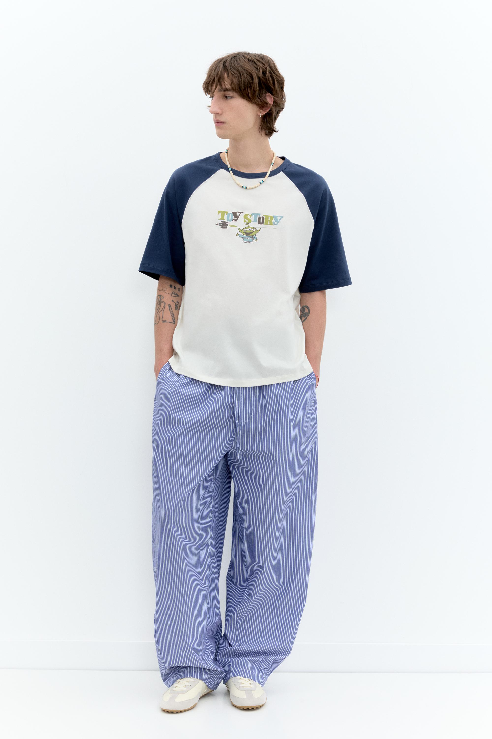 Toy Story raglan-sleeve T-shirt — Off white
