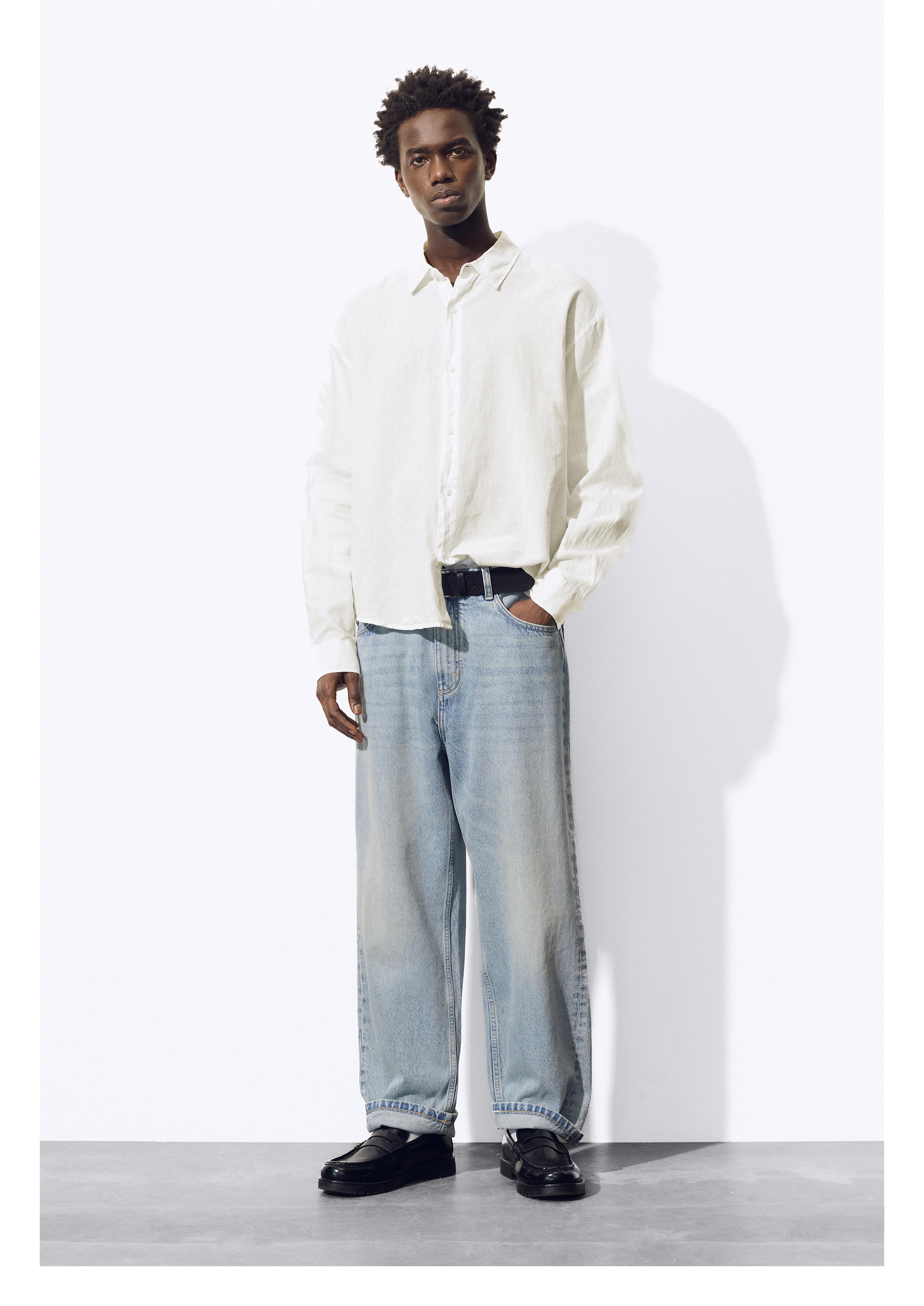 Ketenli gömlek - Görsel 55