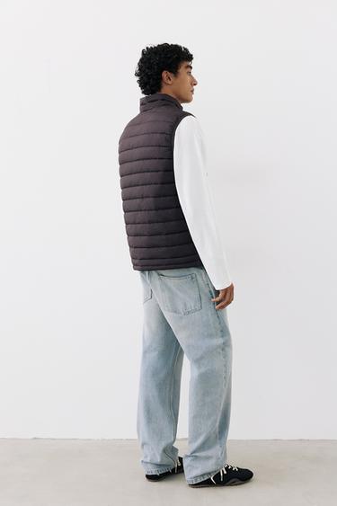 Quilted gilet — Dark brown 6