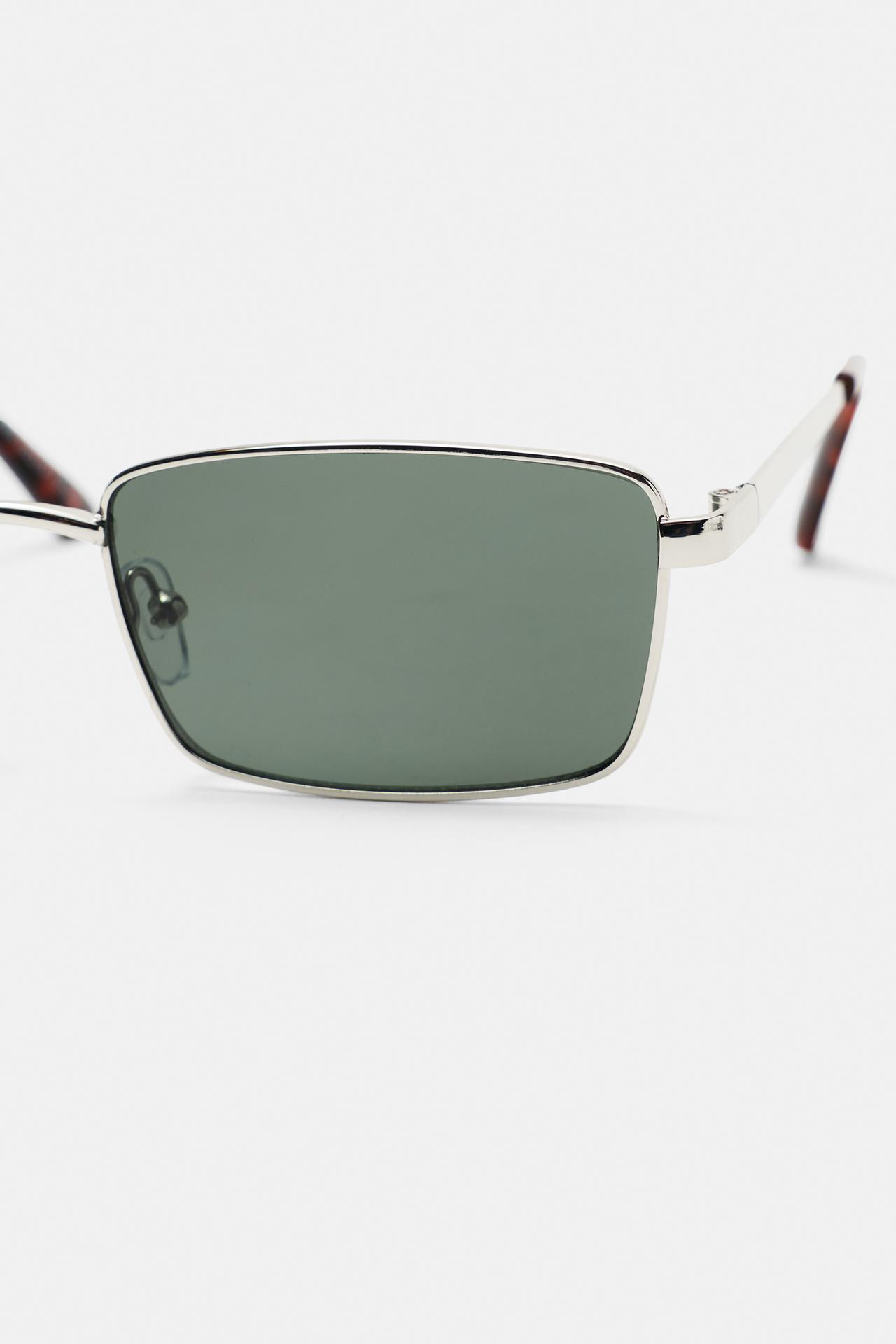 Rectangular sunglasses — Green