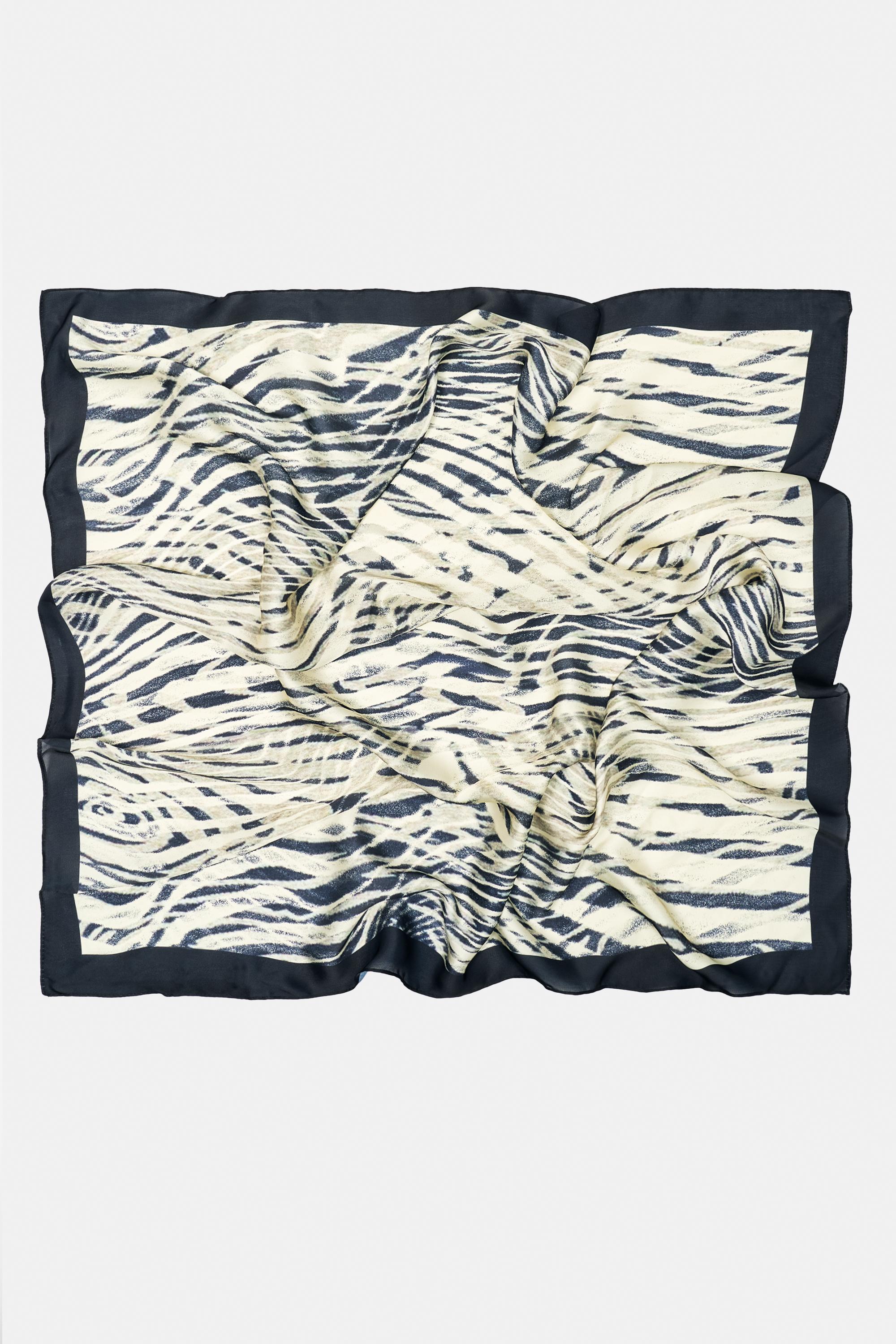 Zebra print bandana — Brown