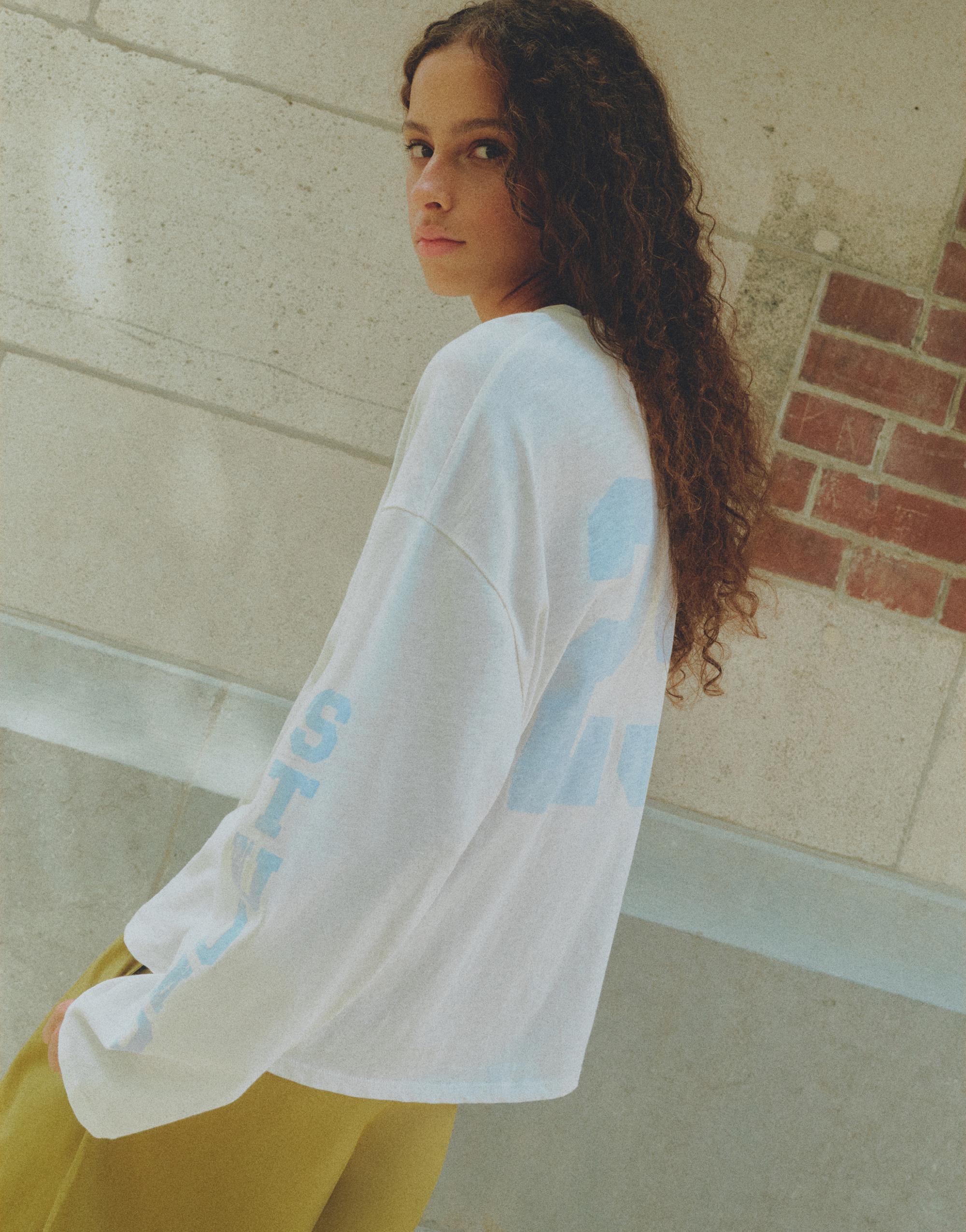 Regular fit graphic T-shirt — White