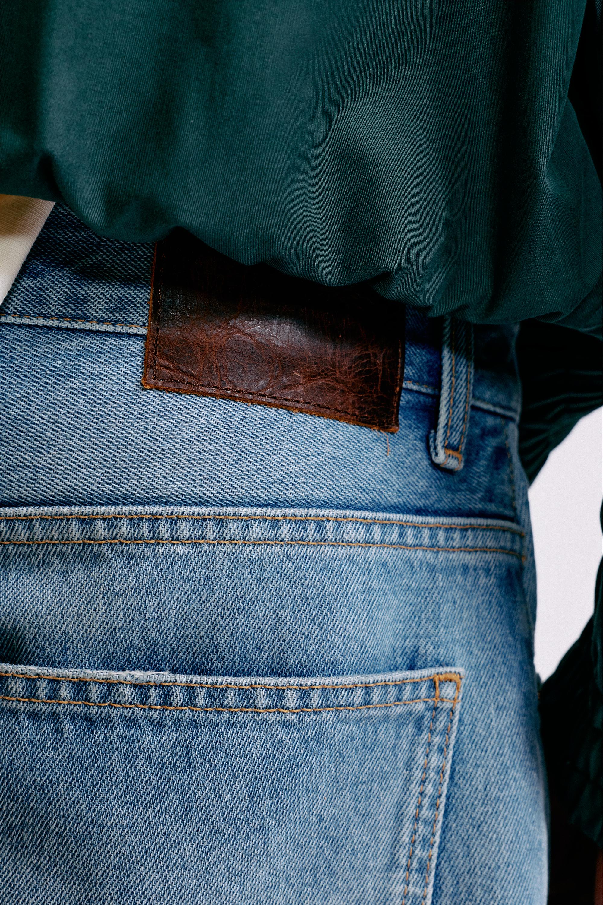 Relaxed baggy jeans — Medium blue