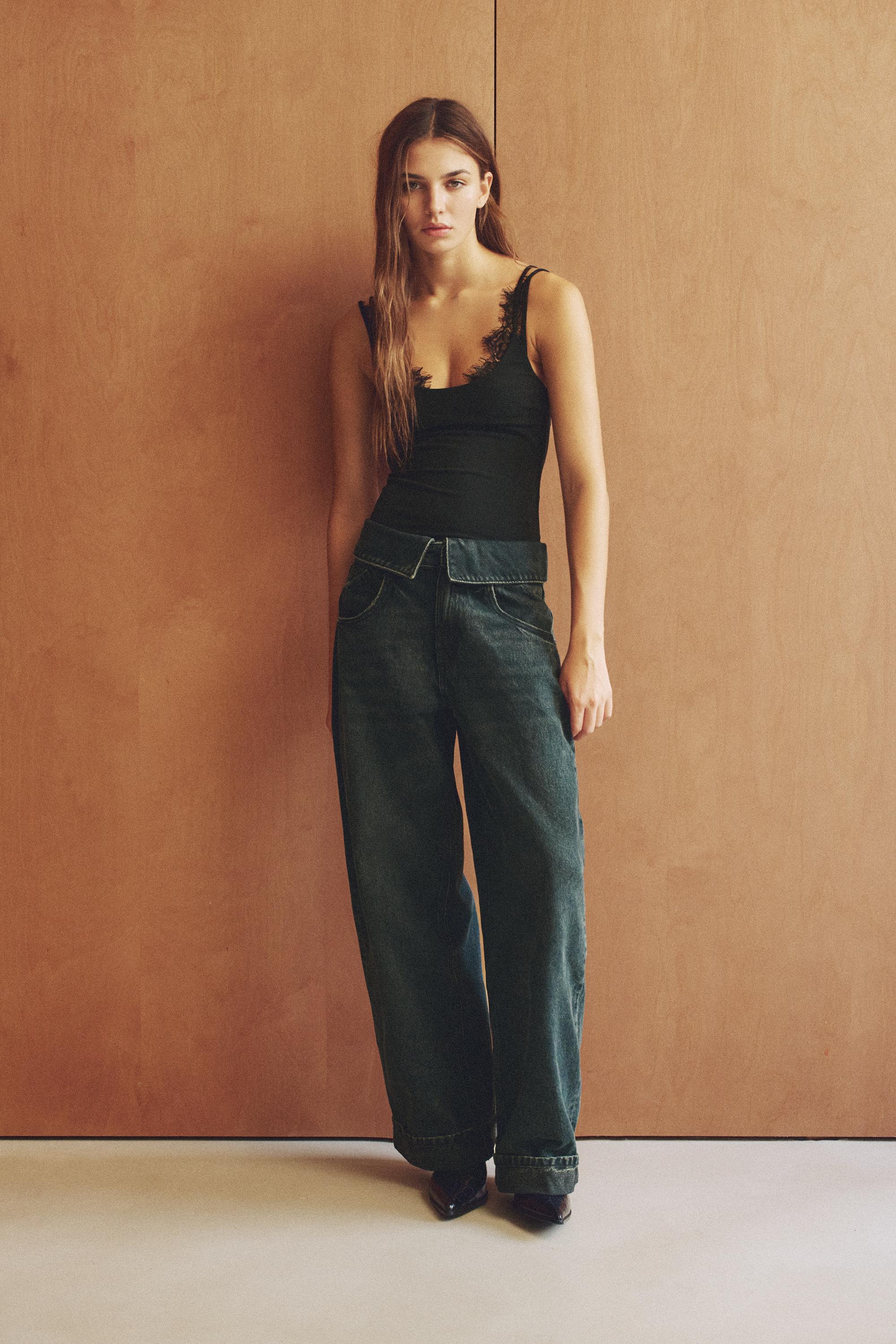 Jeans baggy cintura vuelta