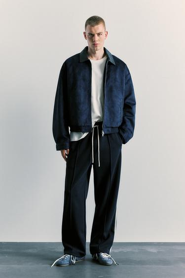 Jogger trousers with side stripe — Navy 2