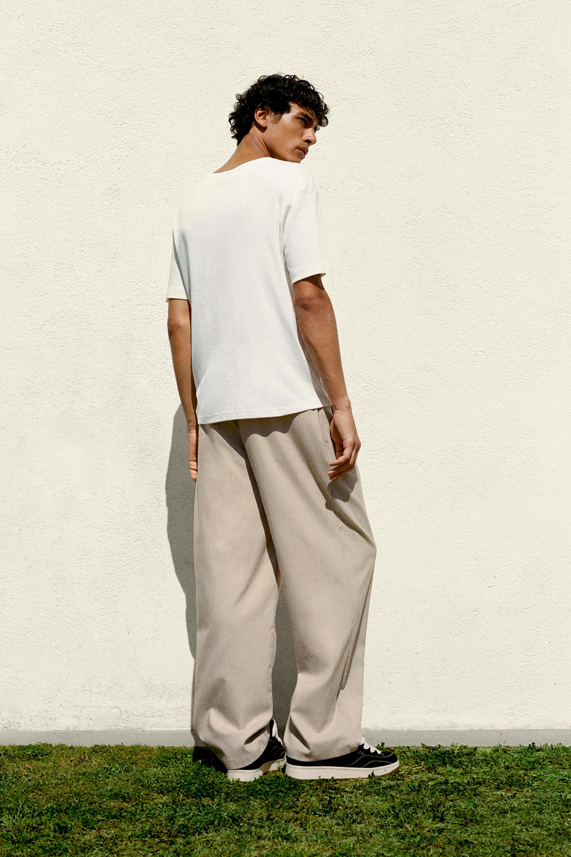 Basic Henley T-shirt — White