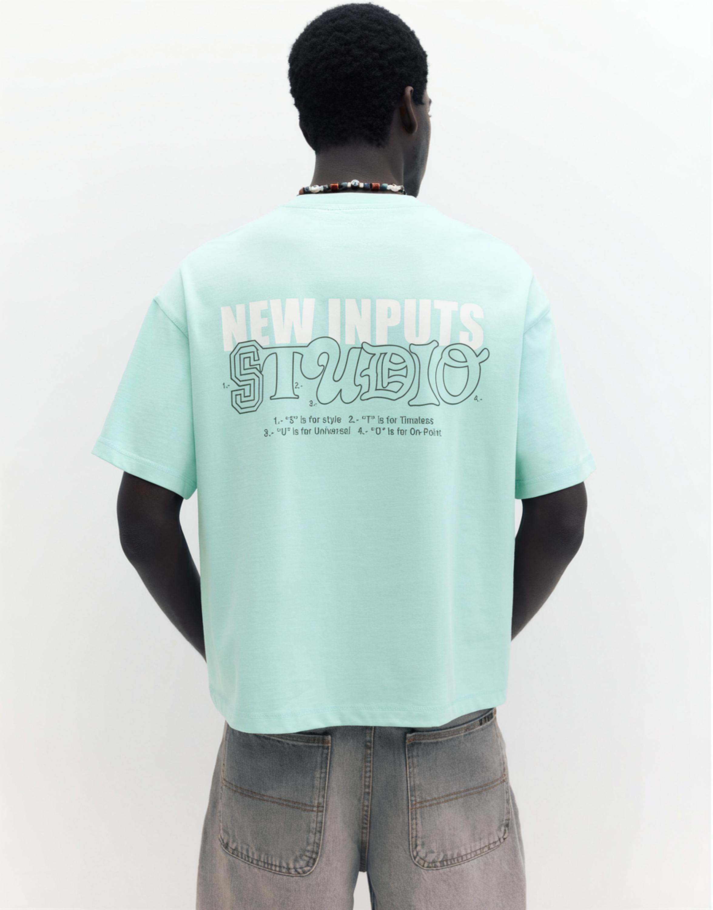 STWD Studio T-shirt — Turquoise