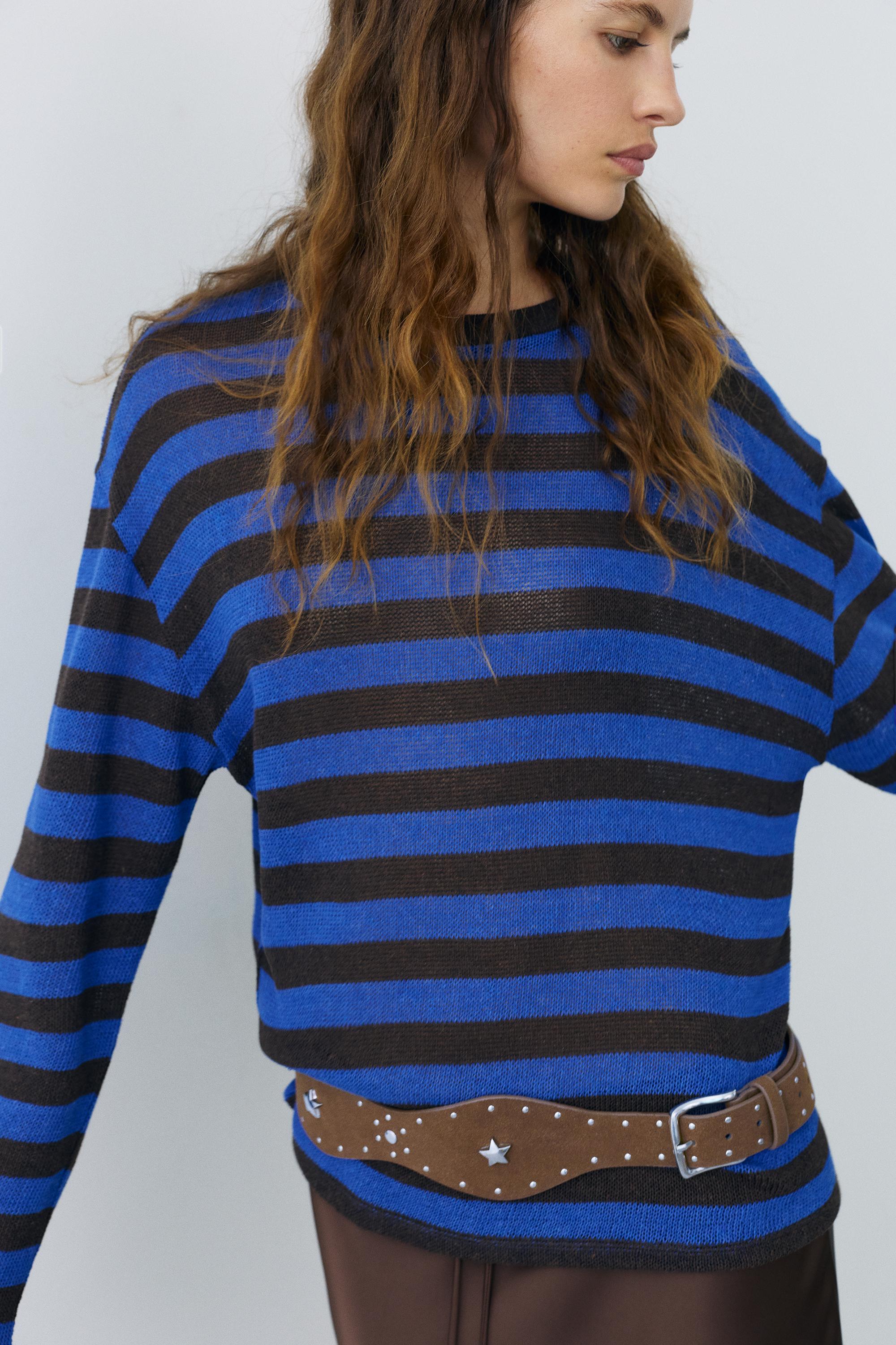 Pull&Bear Yıldız ve dalga detaylı geniş kemer görsel 7