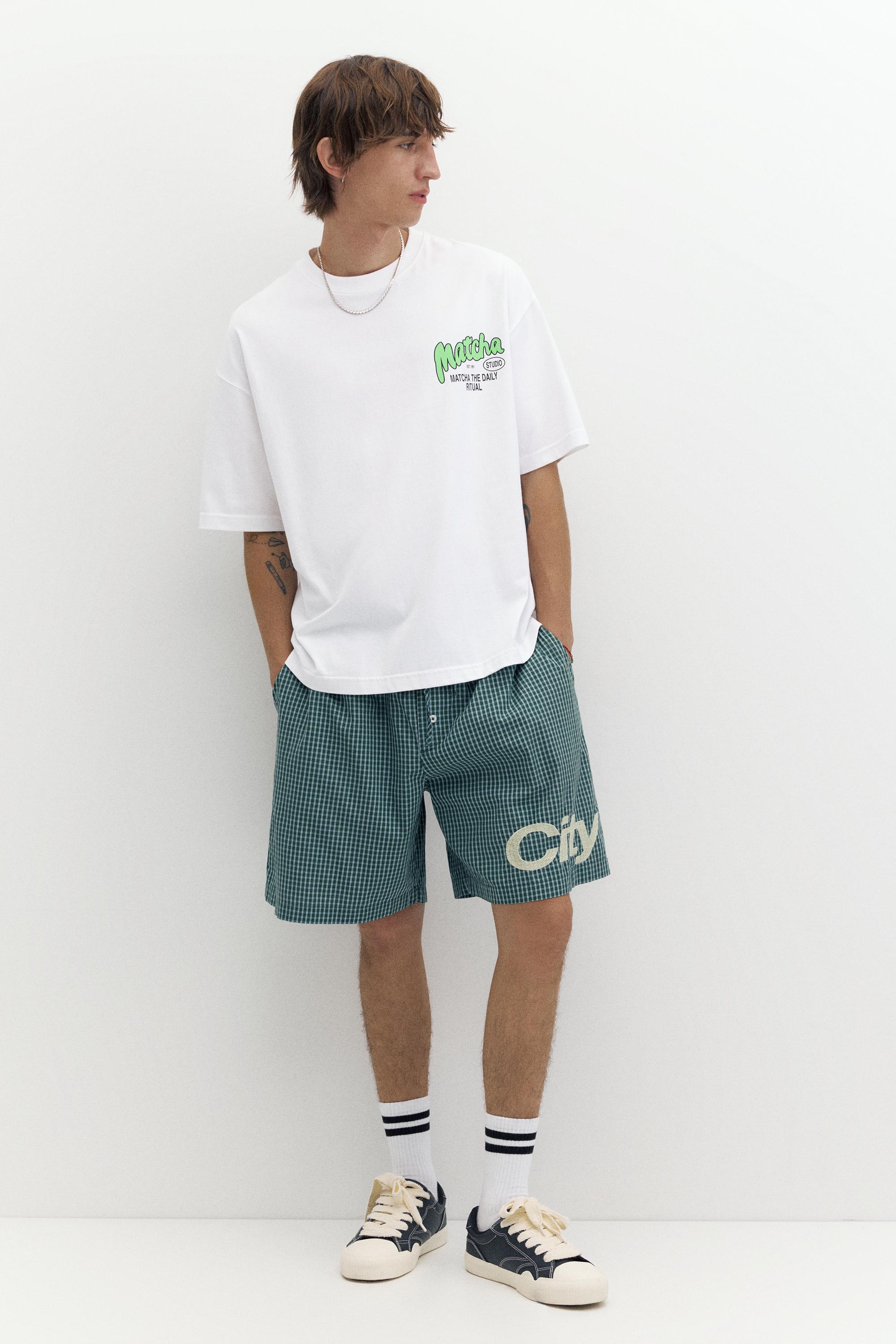 STWD Matcha graphic T-shirt — White