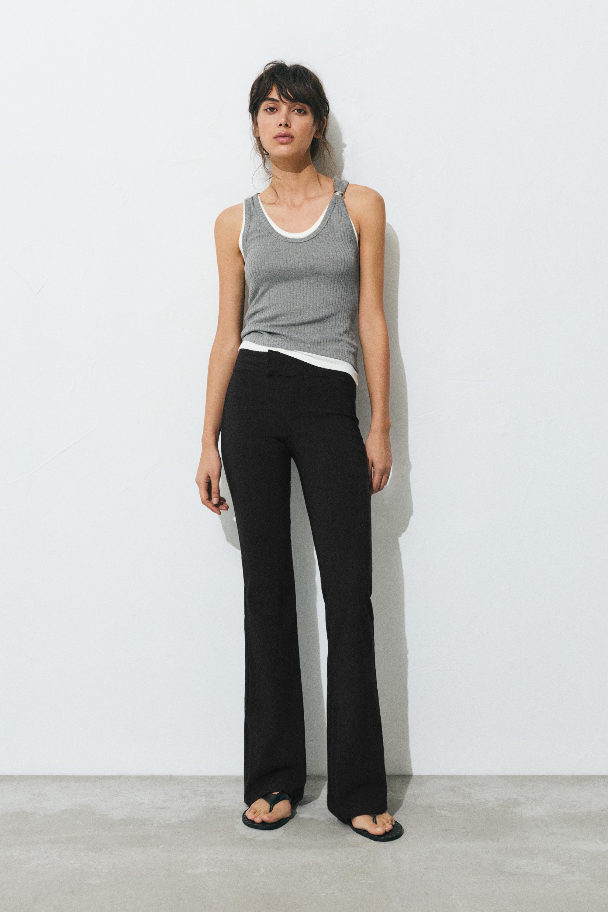 Bootcut orta bel pantolon - Görsel 8