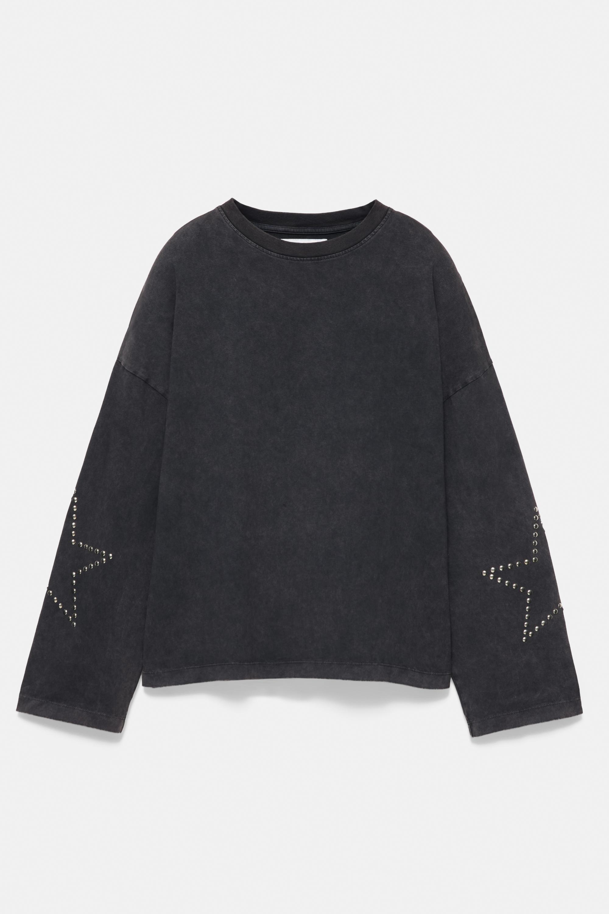 Oversize star T-shirt — Grey