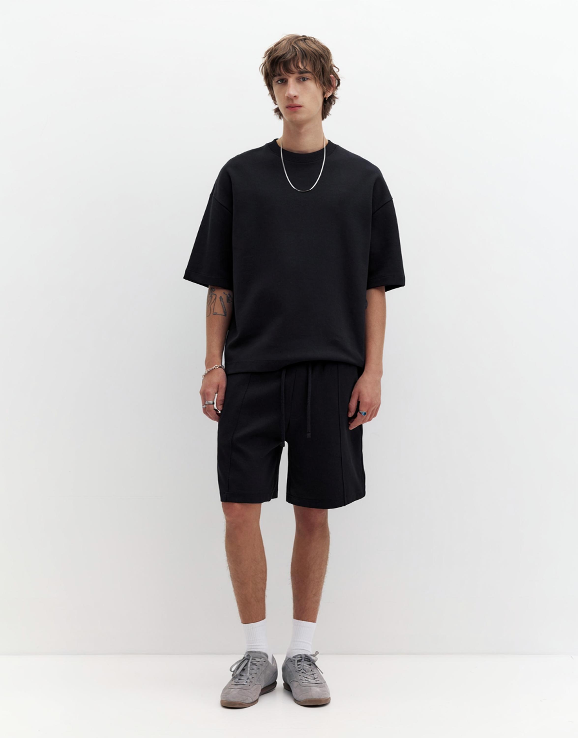 Kısa kollu interlok sweatshirt - Görsel 73