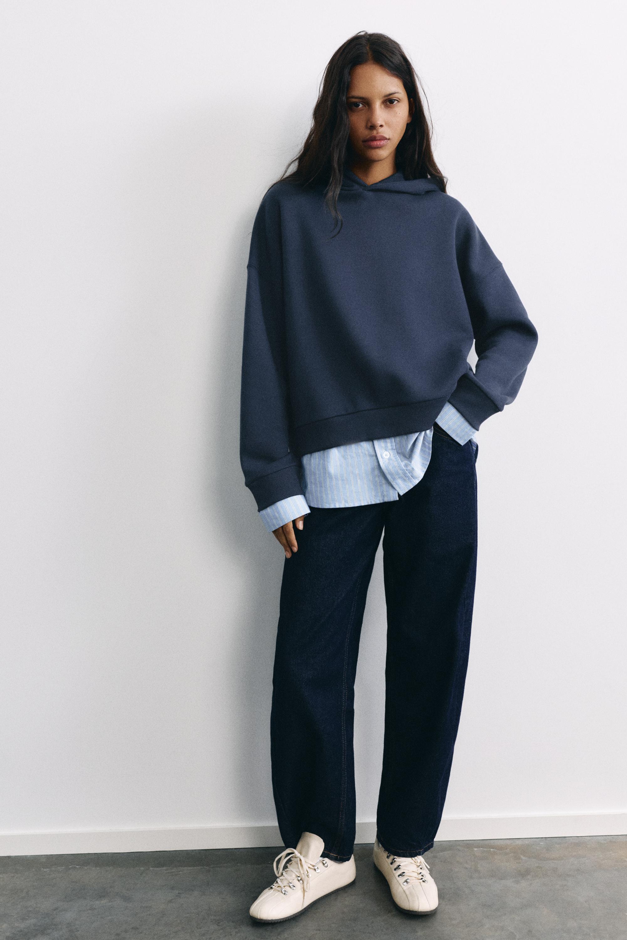 Combined hoodie — Navy