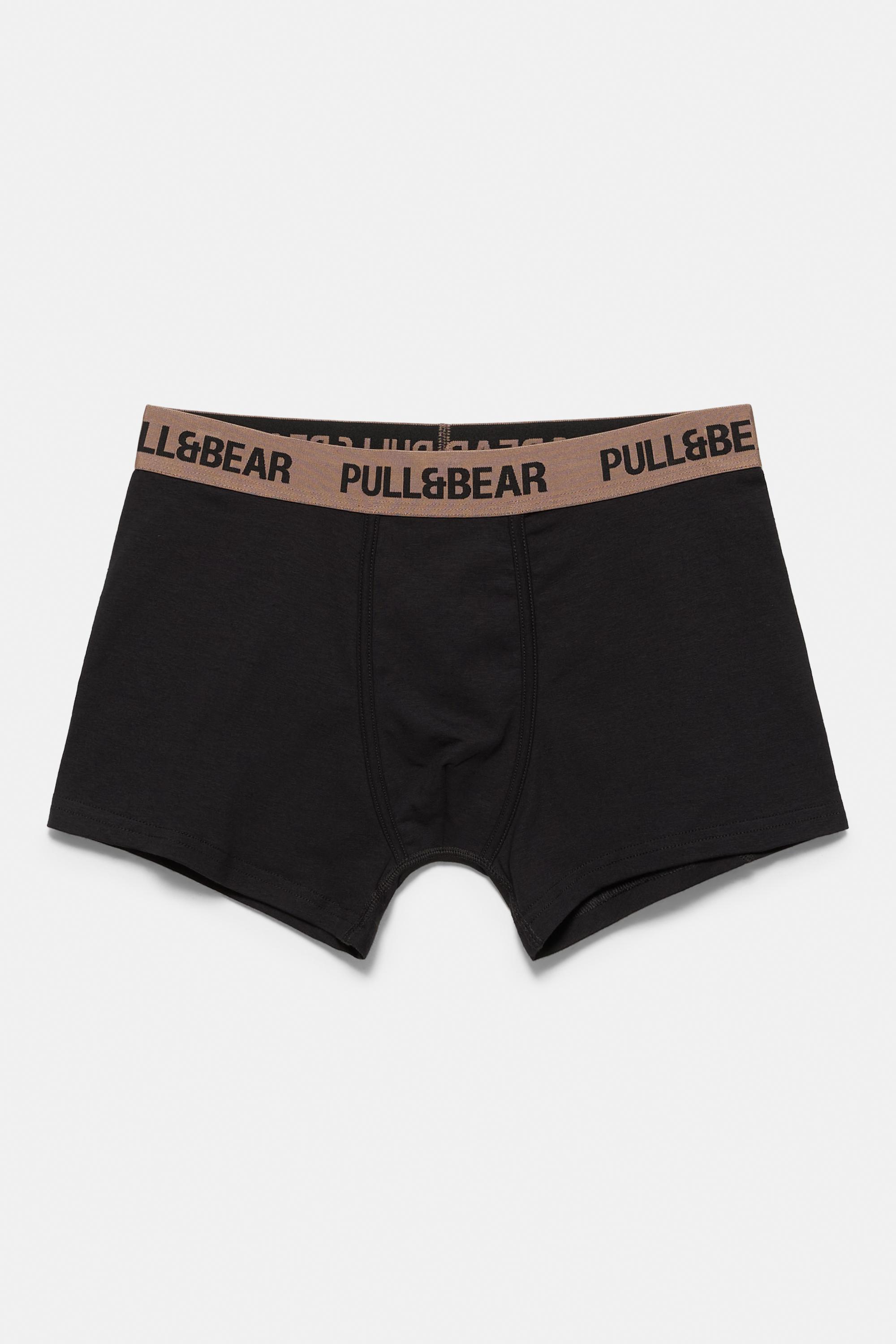 3-pack of black boxers with logo — Others