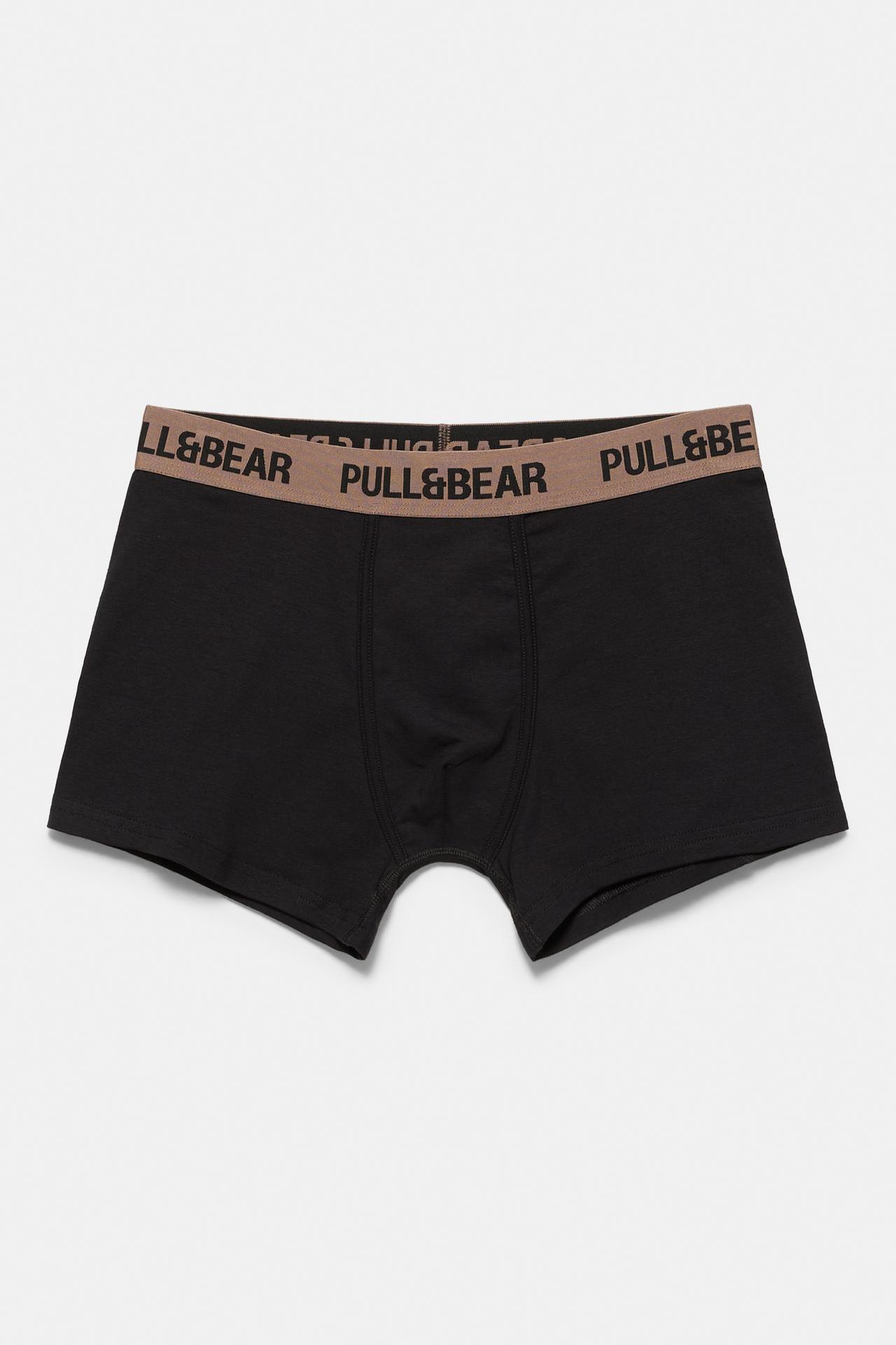3-pack of black boxers with logo — Others