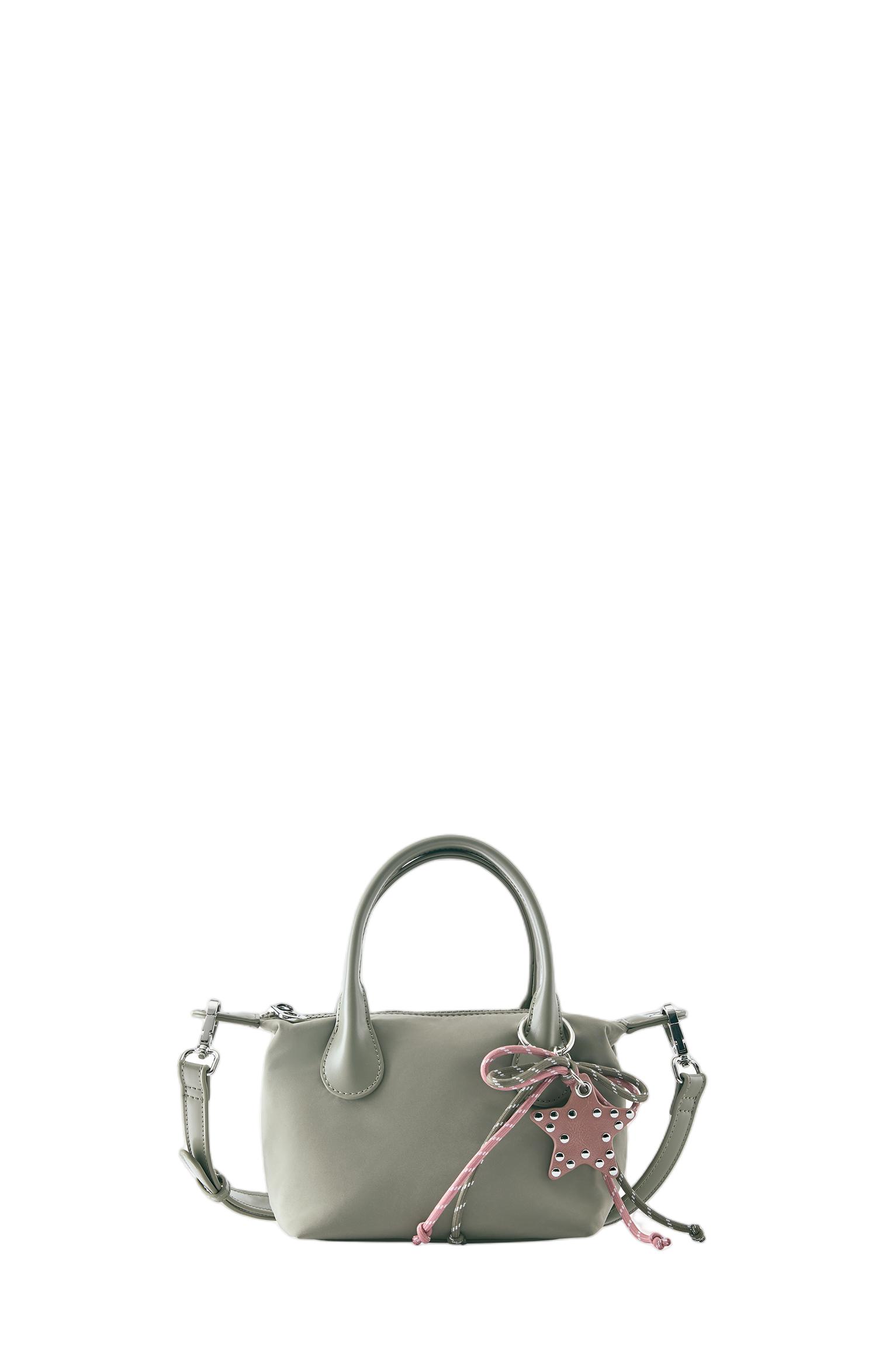 Embellished nylon crossbody bag — Mint green