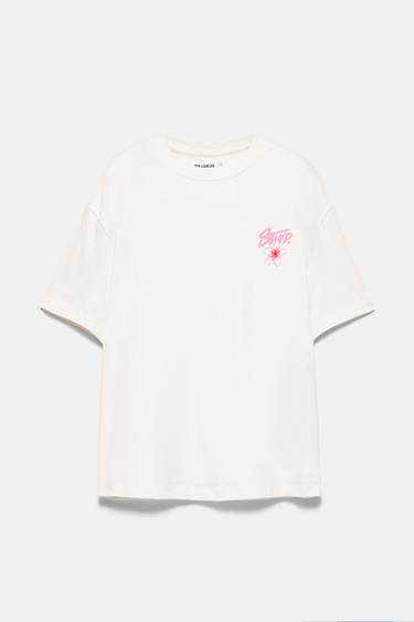 STWD flower T-shirt — Ice 6