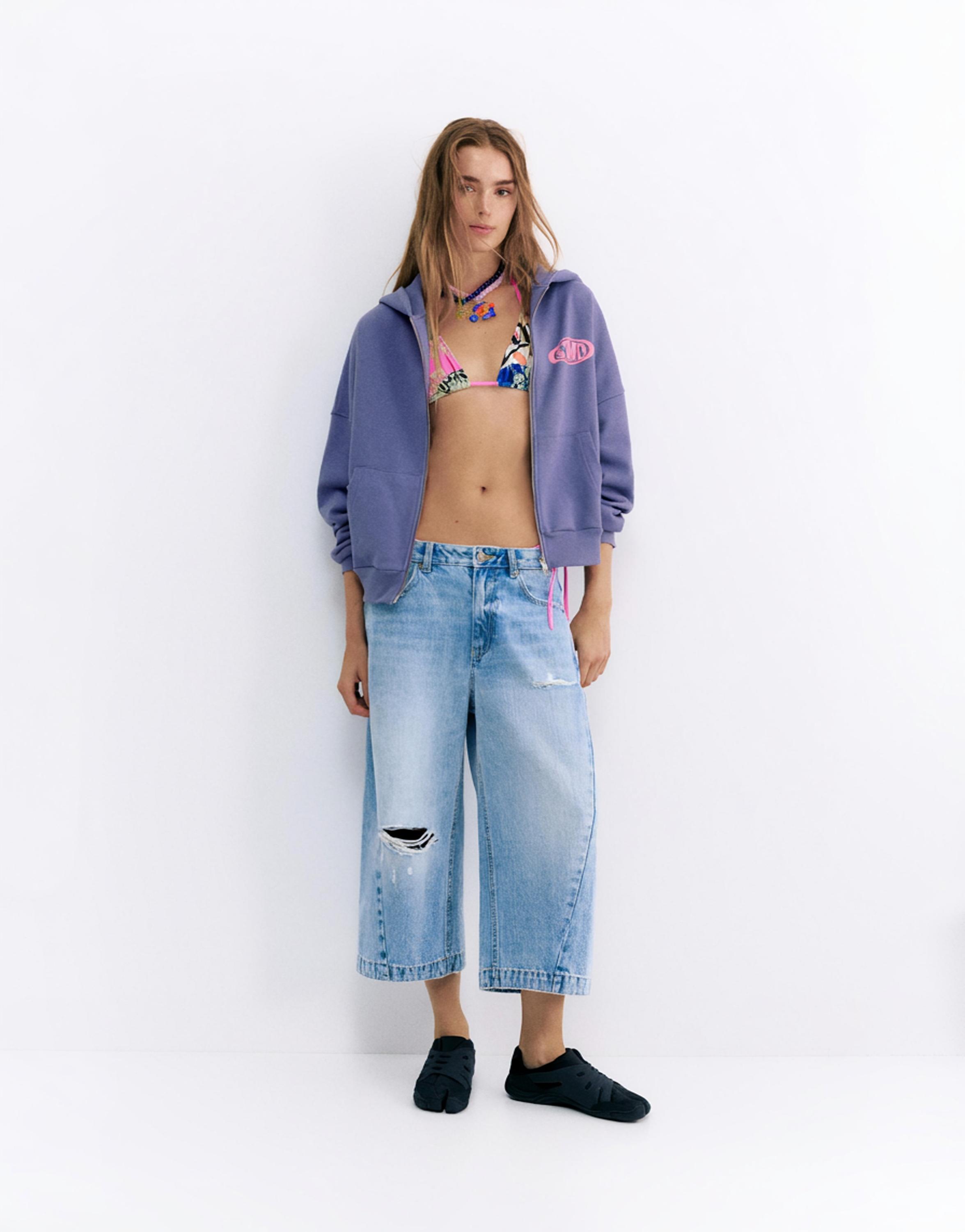 Pleasures x STWD hoodie — Bluish
