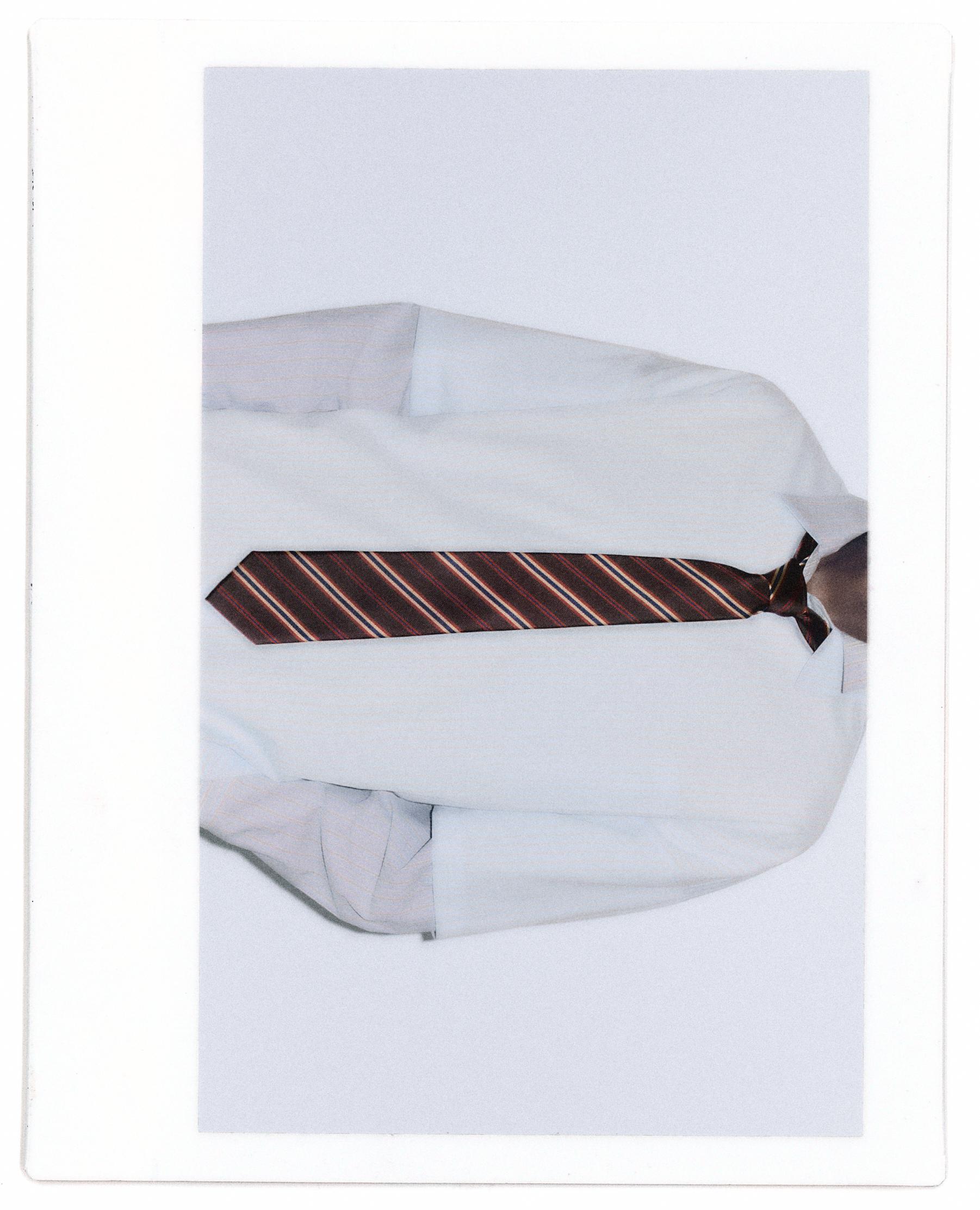 Double long sleeve striped shirt — Blue
