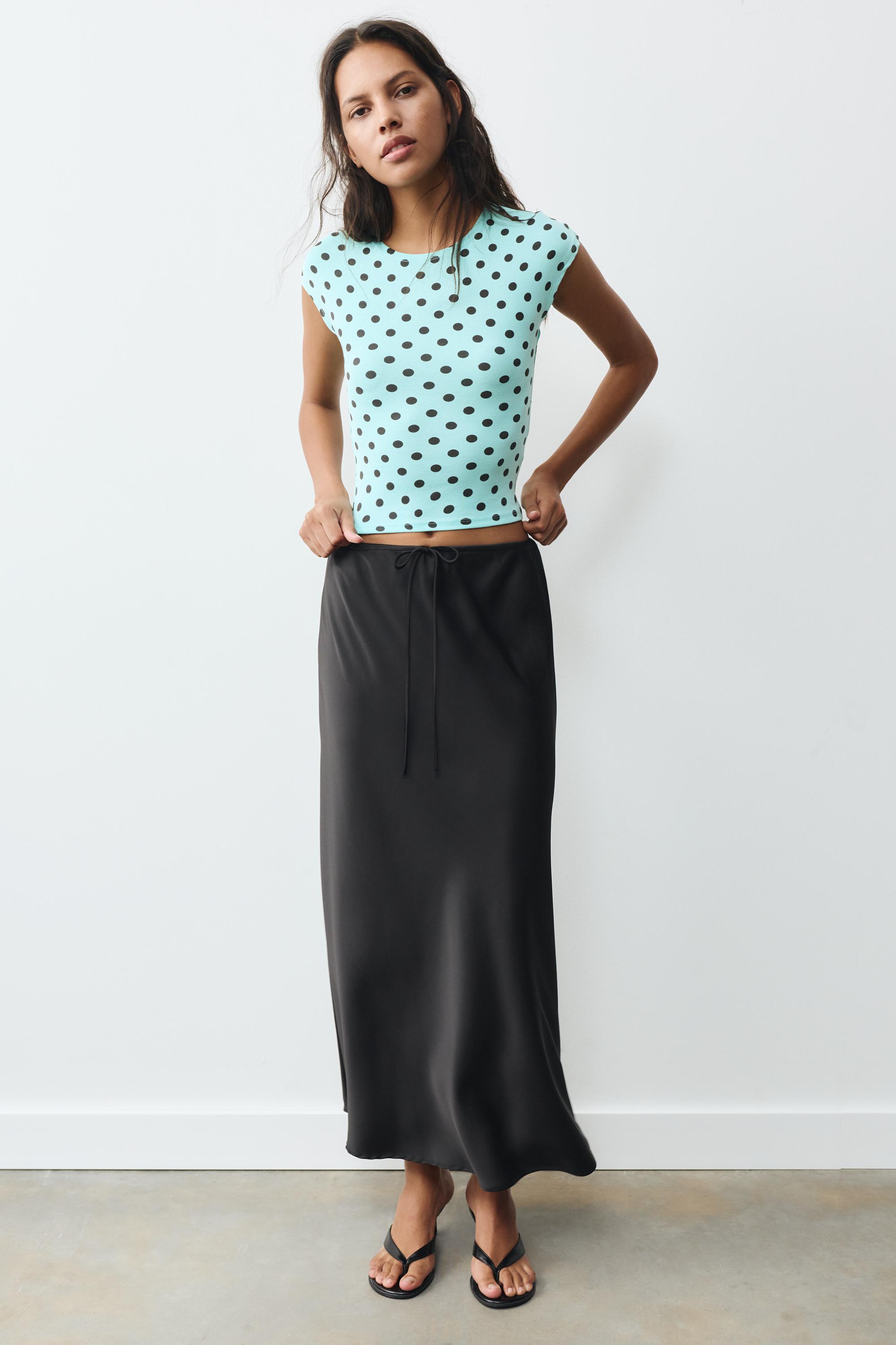 Fitted short sleeve T-shirt — Pale turquoise