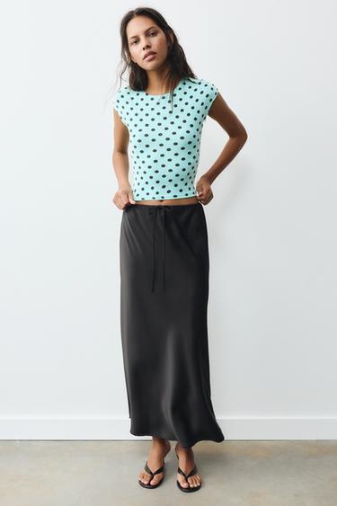 Fitted short sleeve T-shirt — Pale turquoise 4