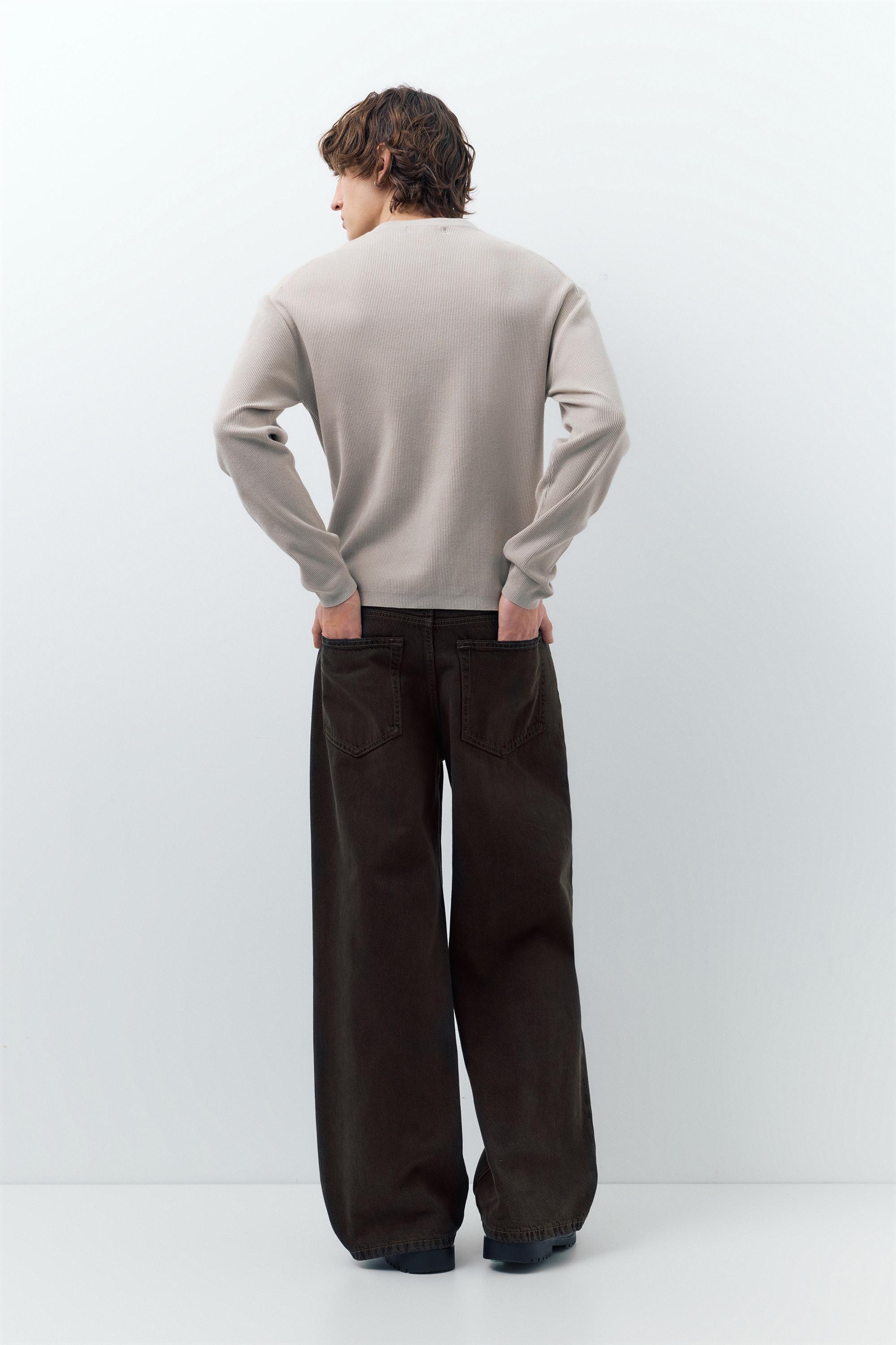 Wide-leg jeans — Rust