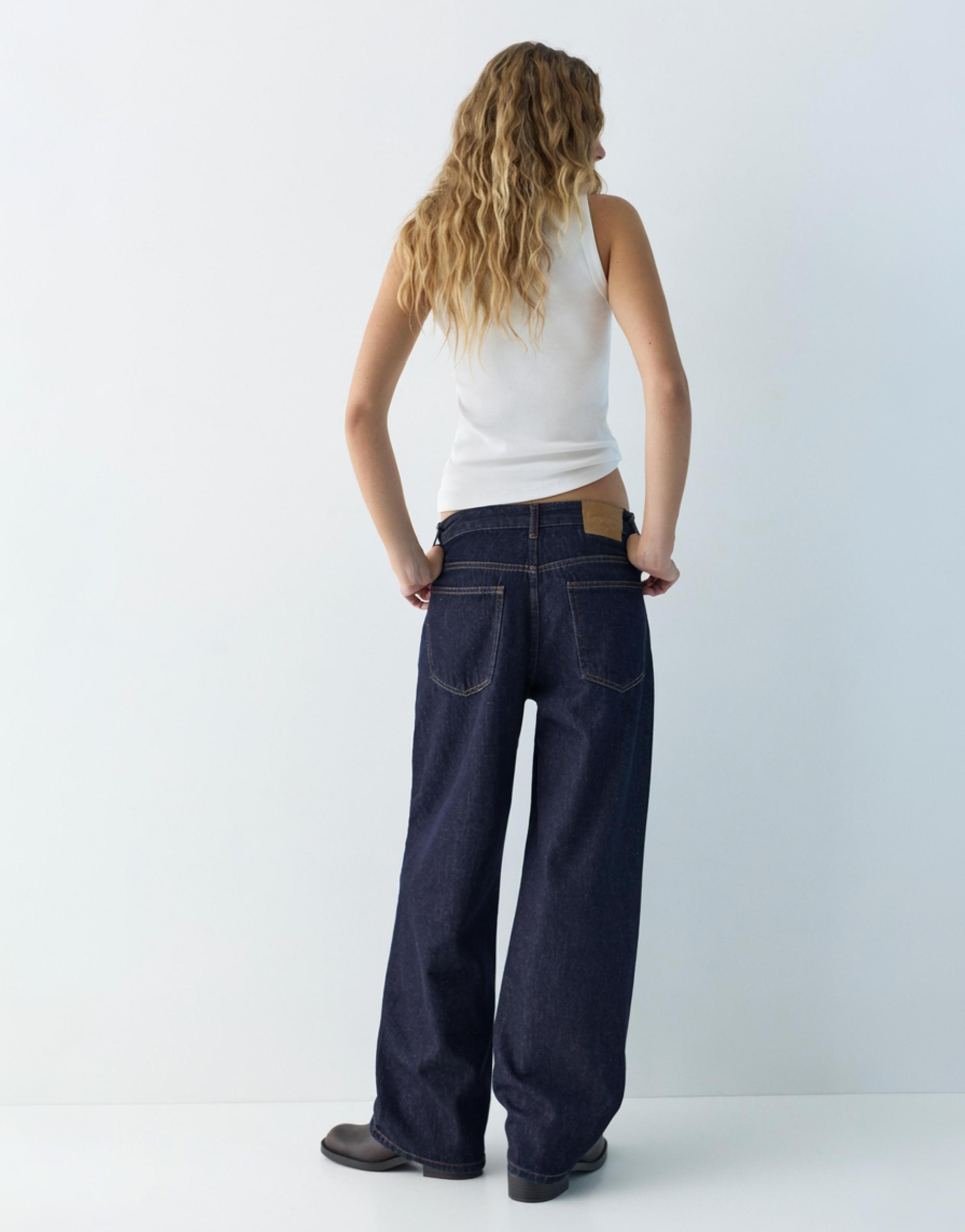 Düşük bel barrel jean - Görsel 46
