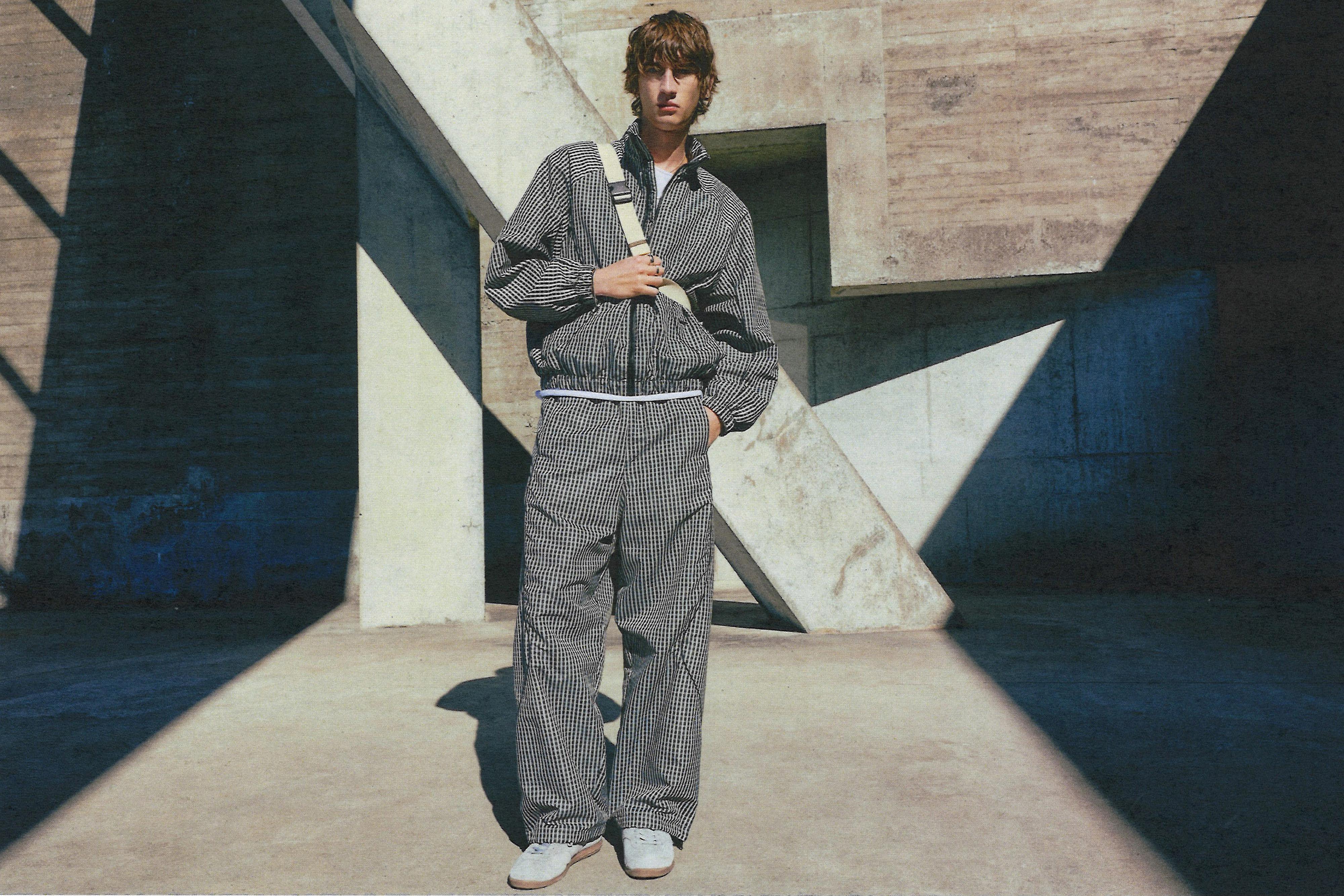 STWD sports joggers — Black/White
